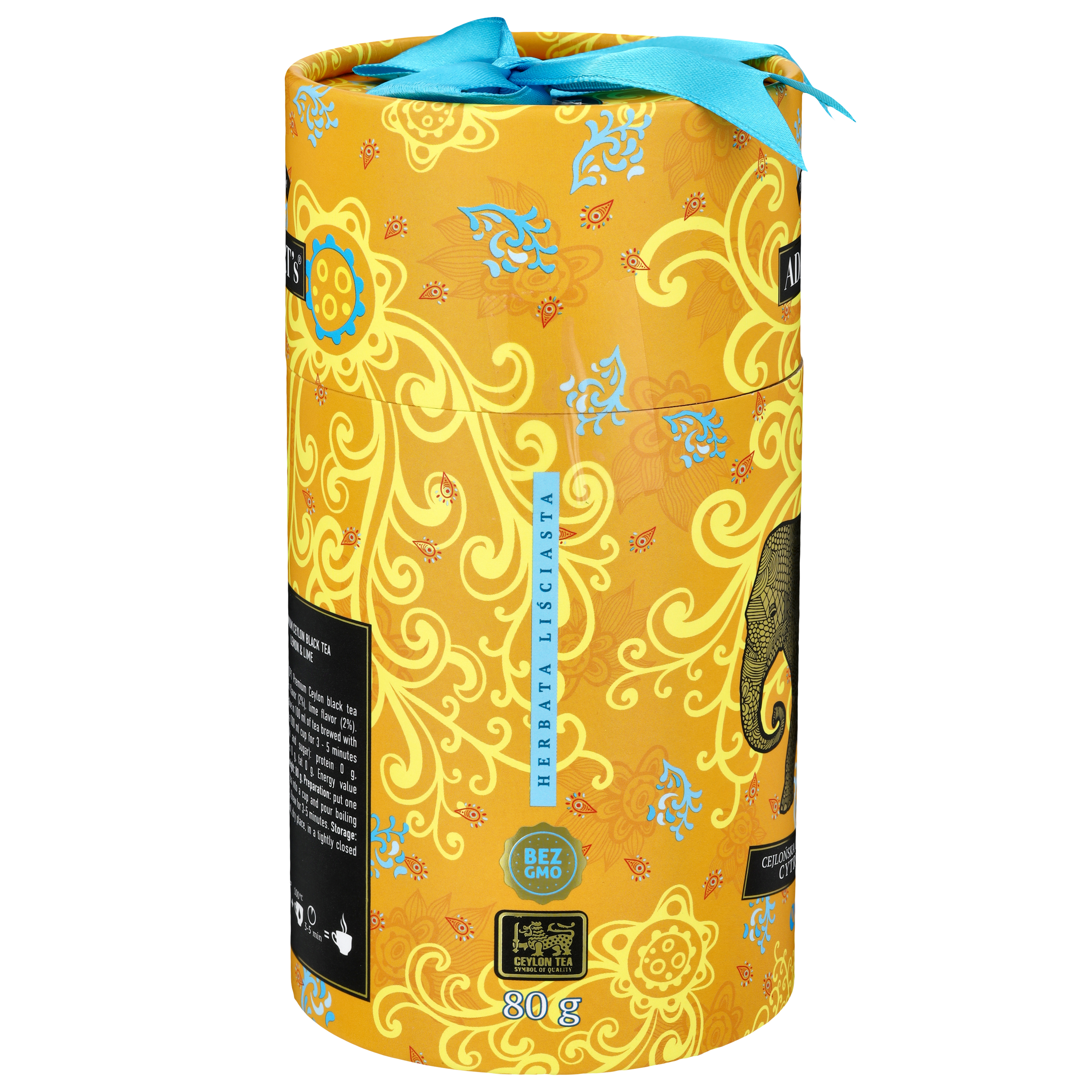 Adalbert'S Herbata Czarna Cytryna I Limonka 80G