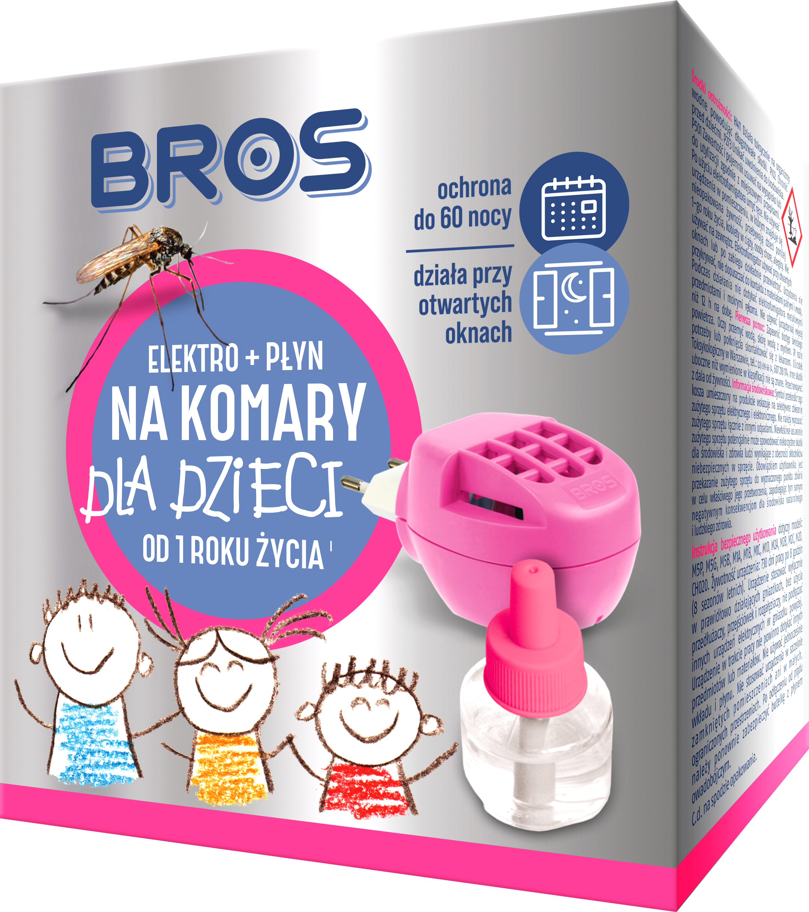 Bros - Elektro + Płyn Na Komary Dla Dzieci Od 1 R.Ż.