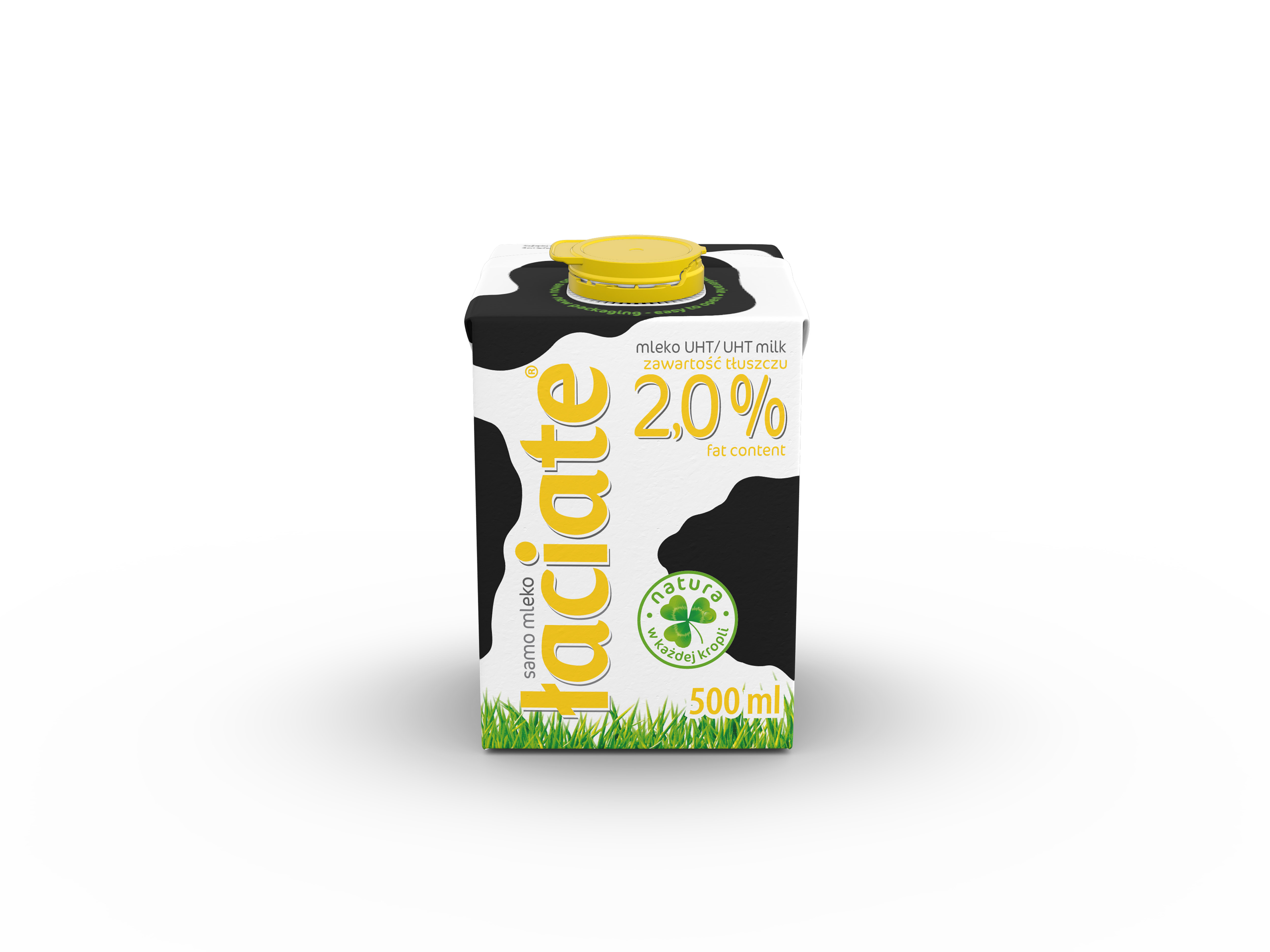 Mleko Uht Łaciate 2% , 500Ml