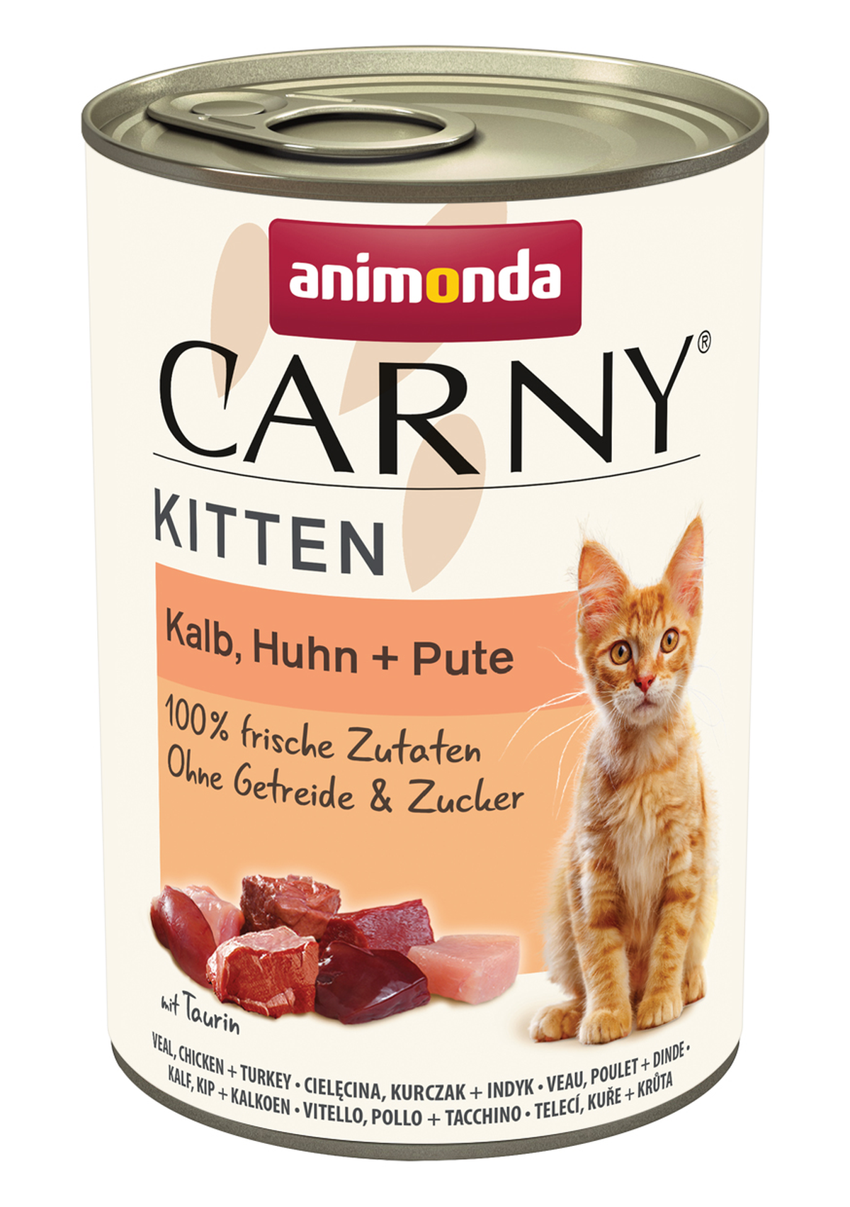 Animonda Carny Kitten Cielęcina, Kurczak + Indyk 400G