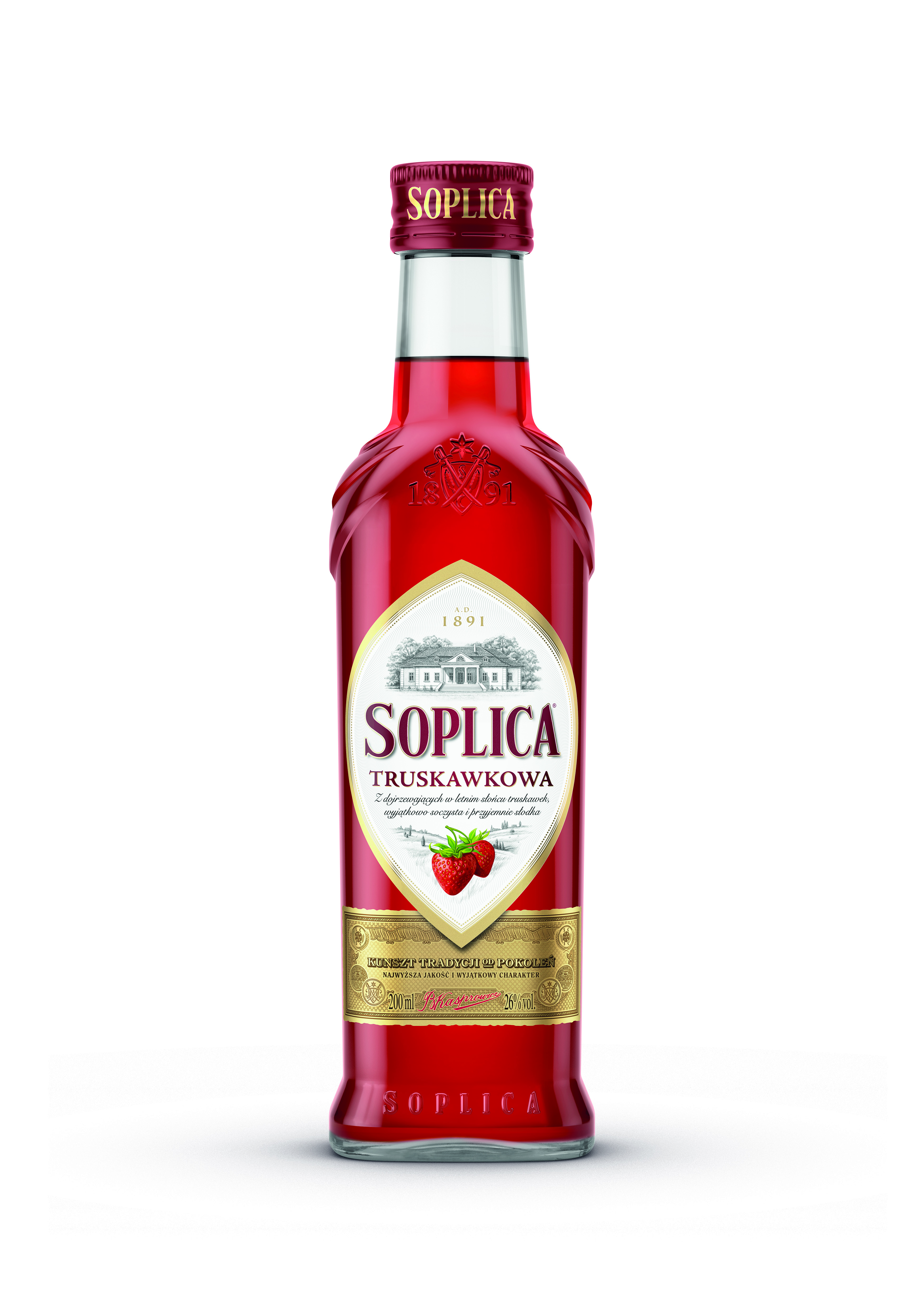 Likier Soplica Truskawkowa 26% 200 Ml