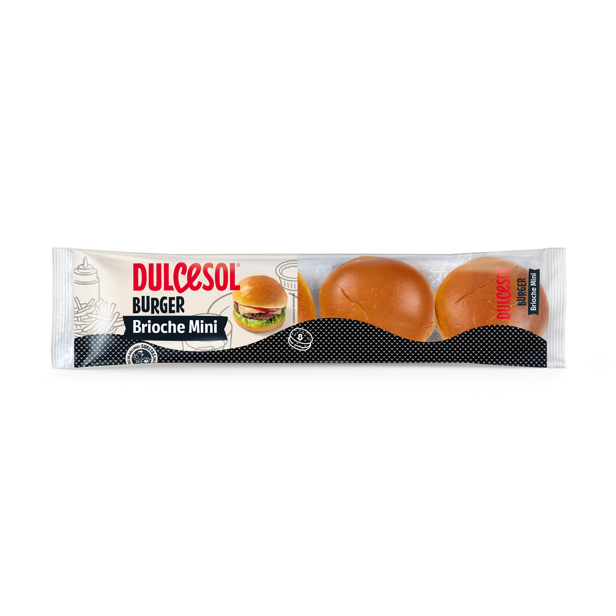 Mini Bułeczki Brioche Do Burgerów Dulcesol 160 G