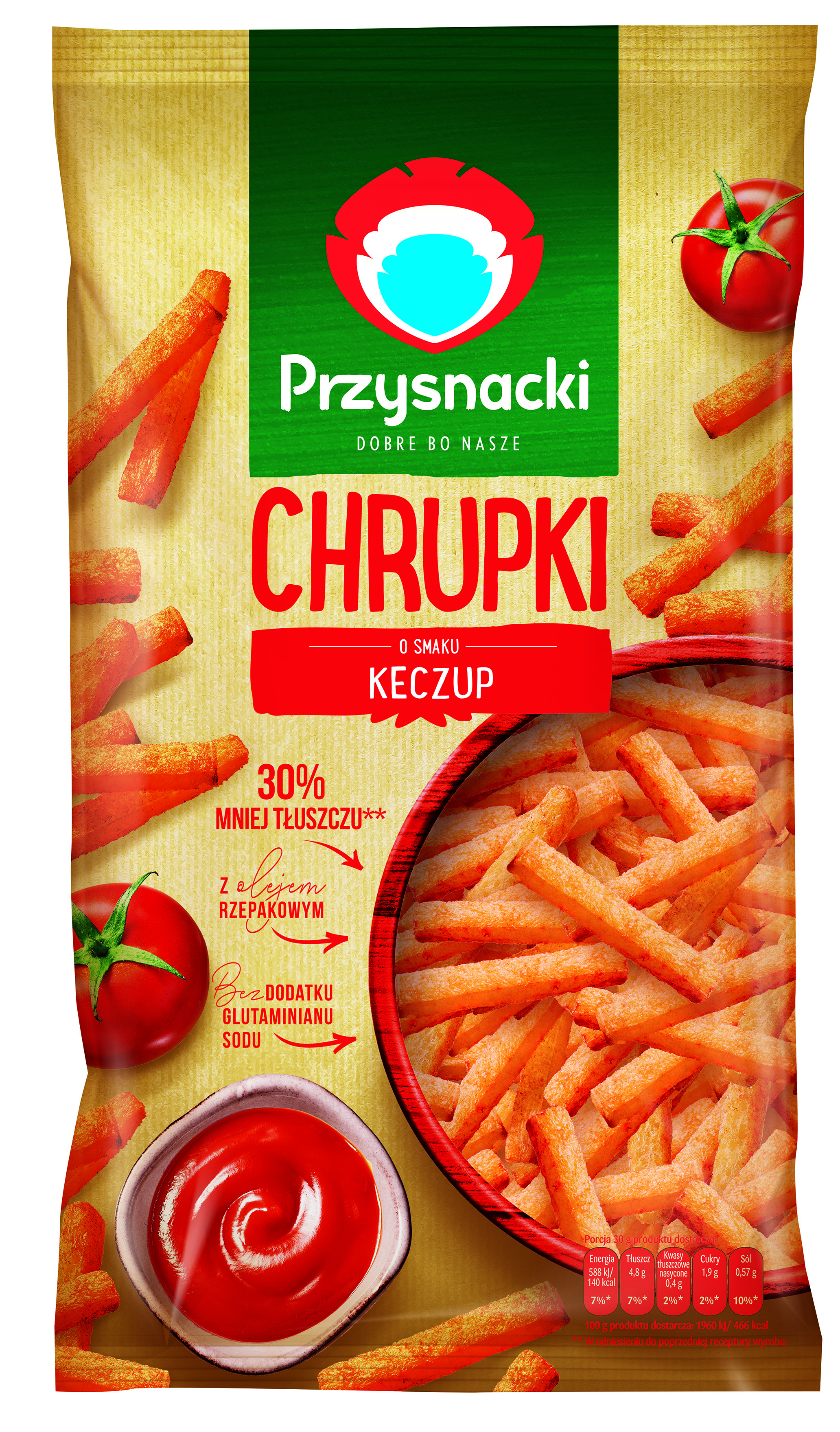 Przysnacki Chrupki O Smaku Keczup 120 G