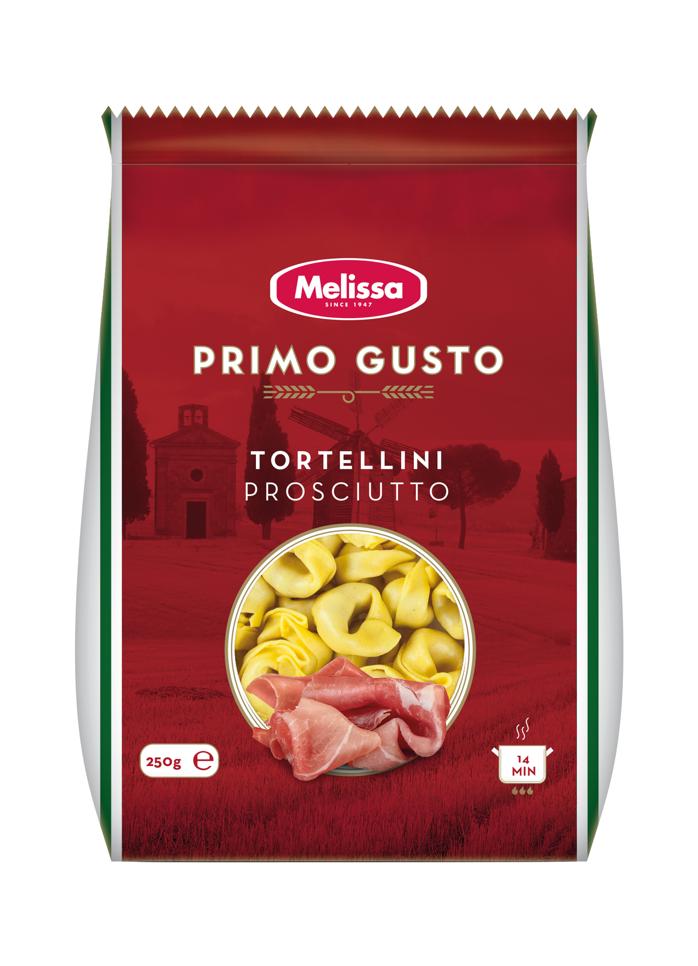 Makaron Tortellini Prosciutto 250 G Melissa Primo Gusto