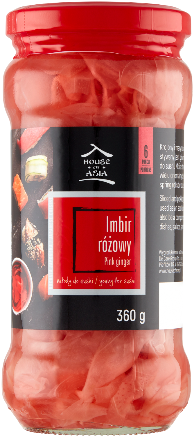House Of Asia Imbir Do Sushi Różowy 360G