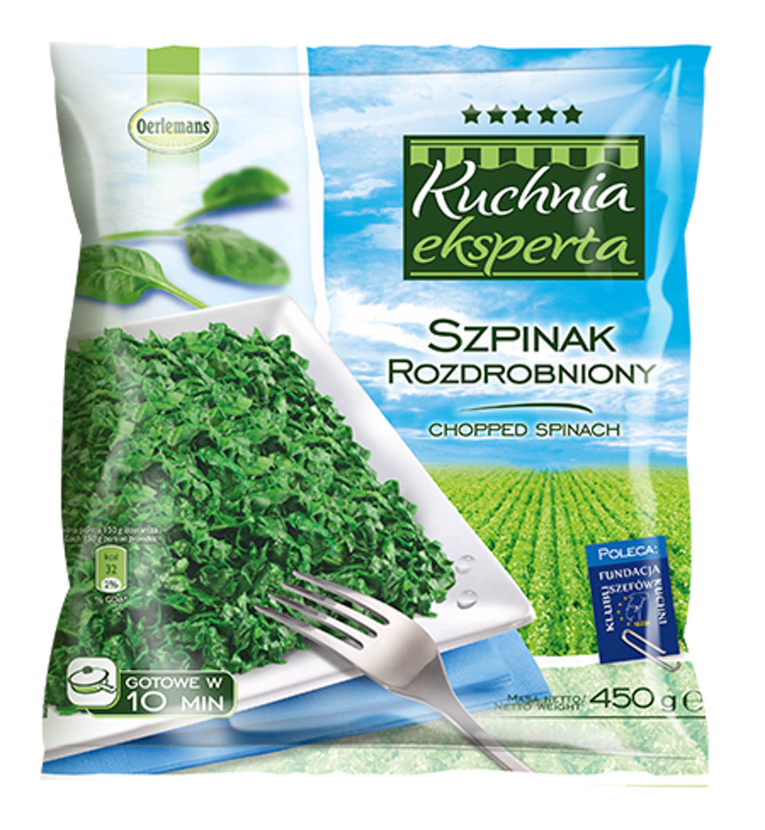 Szpinak Porcjowany Kuchnia Eksperta 450 G