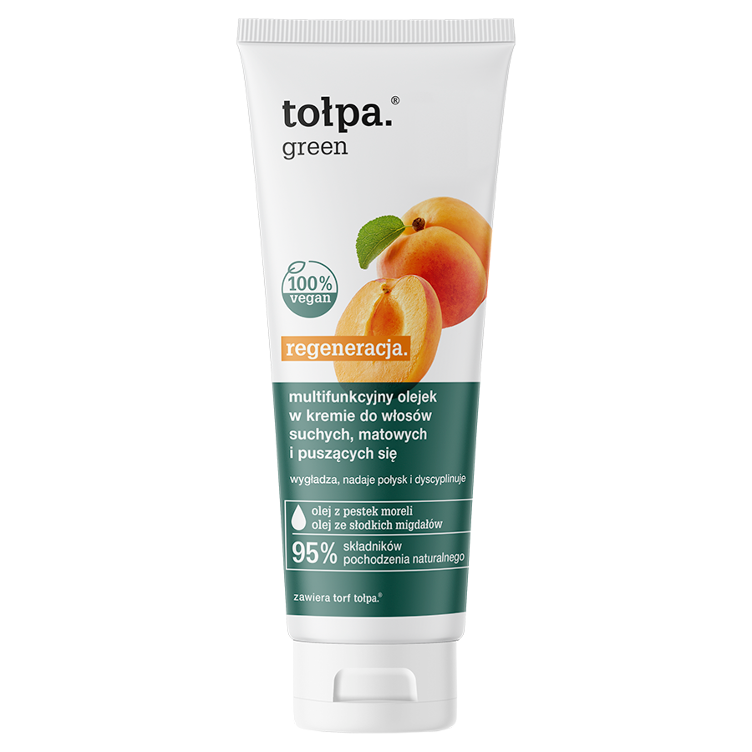 Tołpa. Green Regenerujący Multifunkcyjny Olejek W Kremie Do Włosów Suchuch, Matowych I Puszących Się 125 Ml