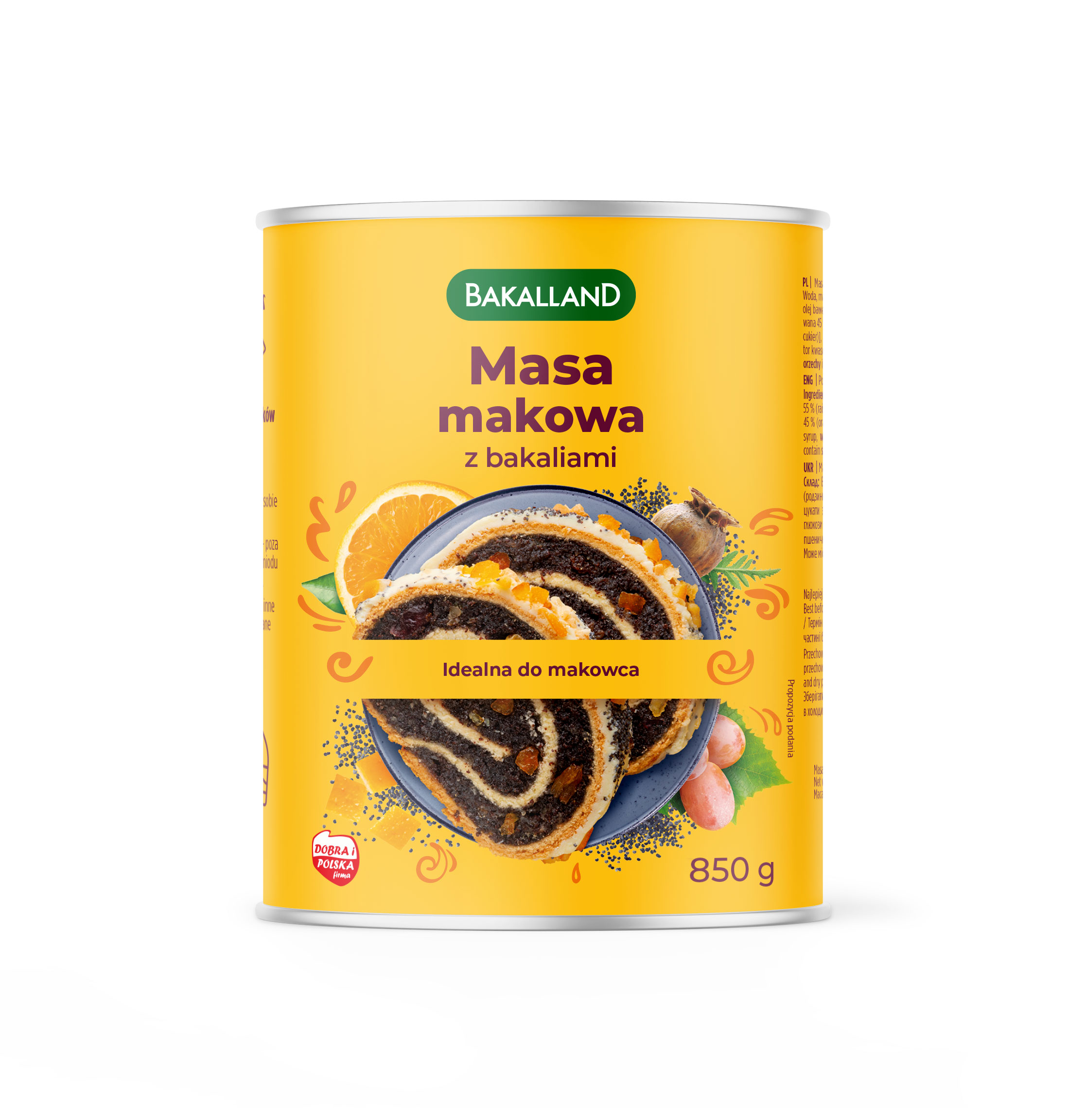 Masa Makowa 850G Bakalland
