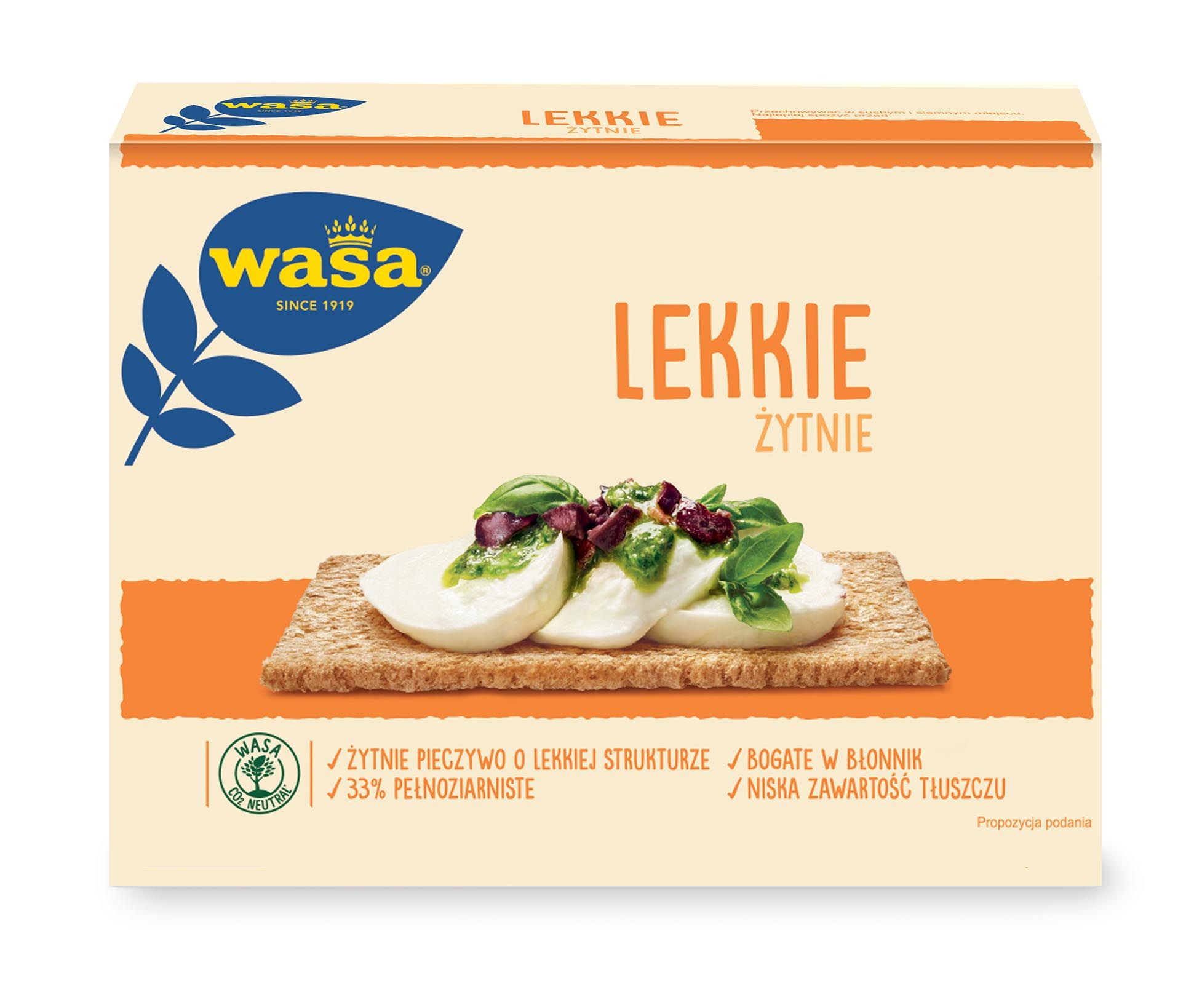 Wasa Pieczywo Lekkie Żytnie 110 G