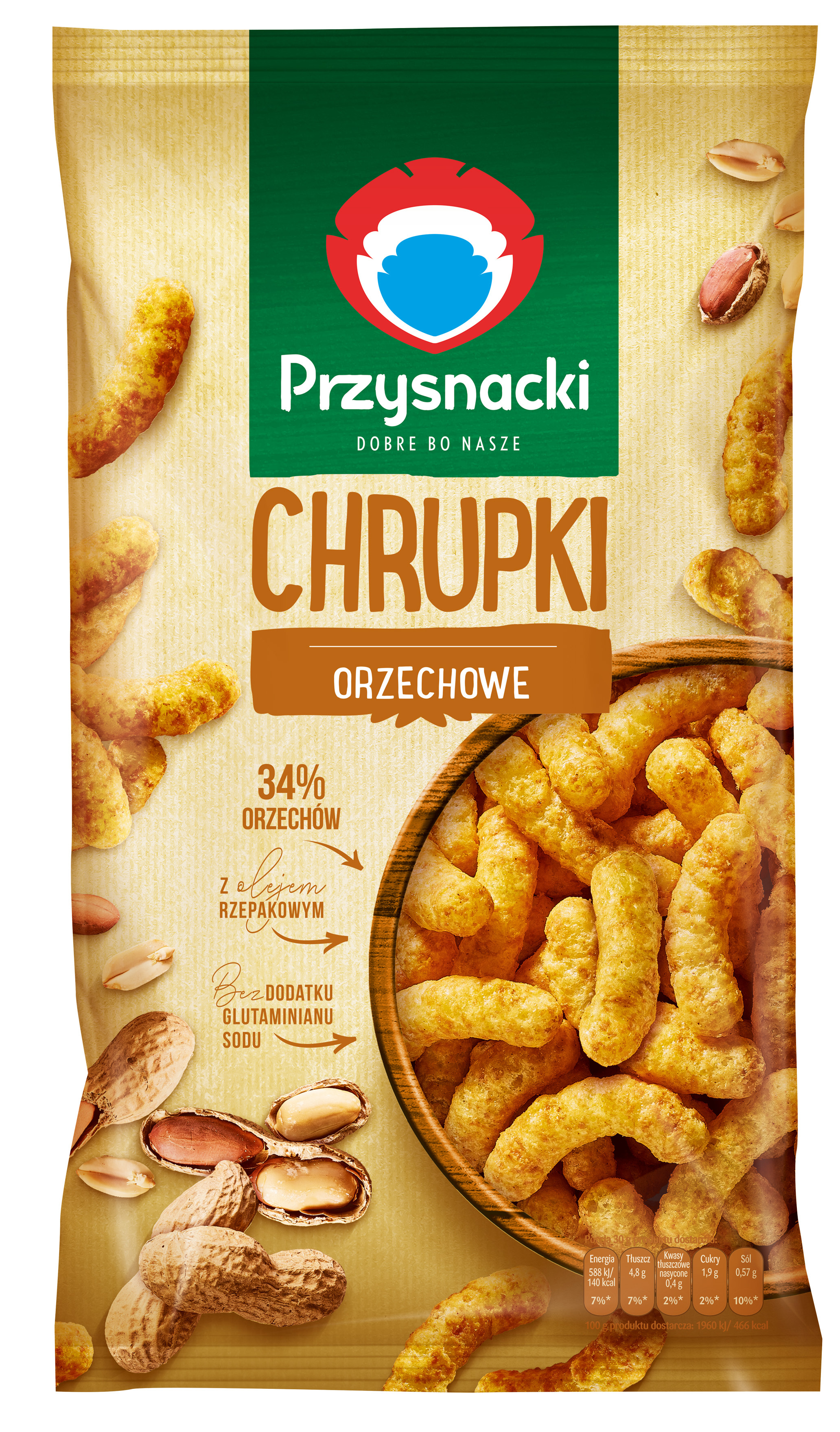 Przysnacki Chrupki Orzechowe 150 G