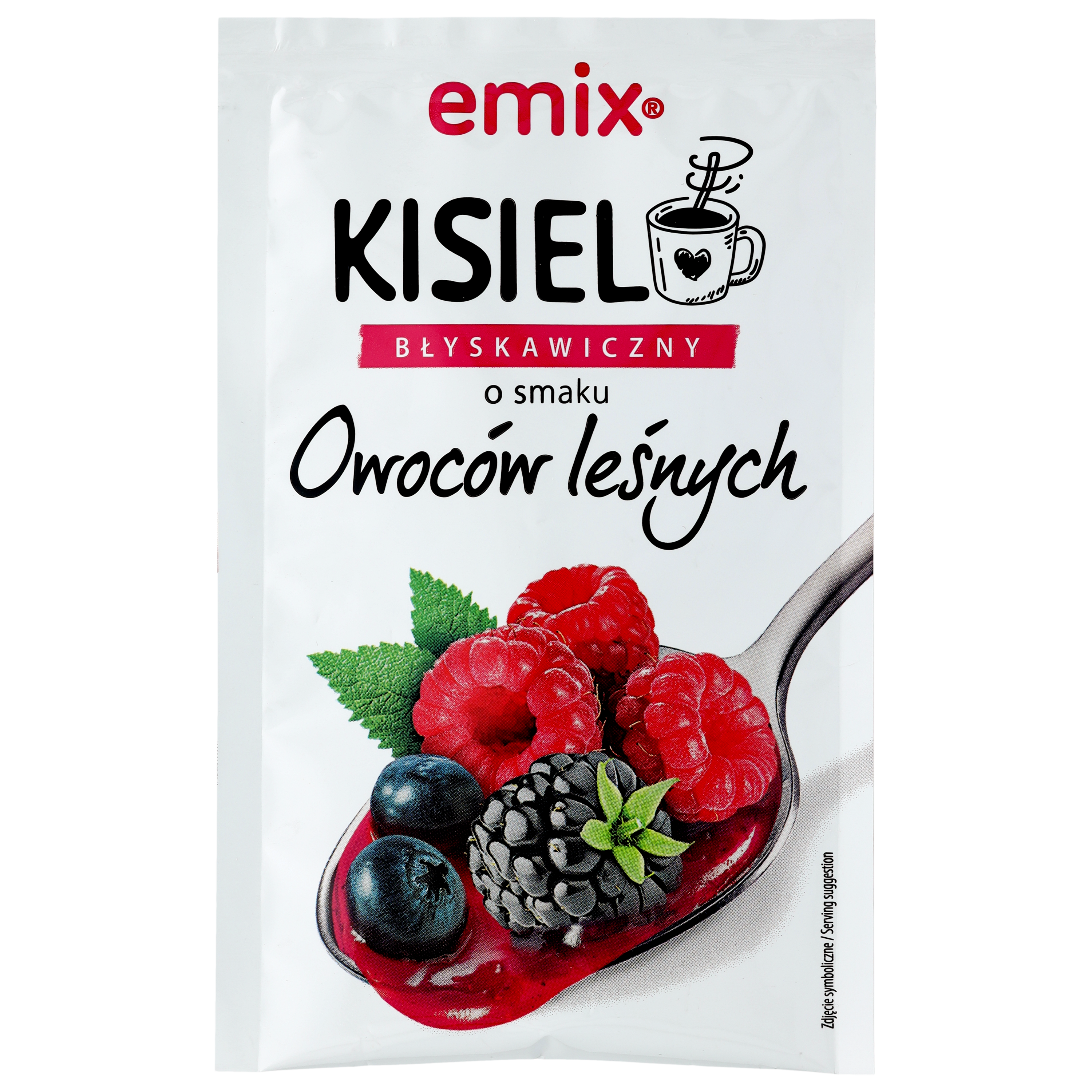 Kisiel Z Kawałkami Owoców - Błyskawiczny Owoce Leśne Emix 30G