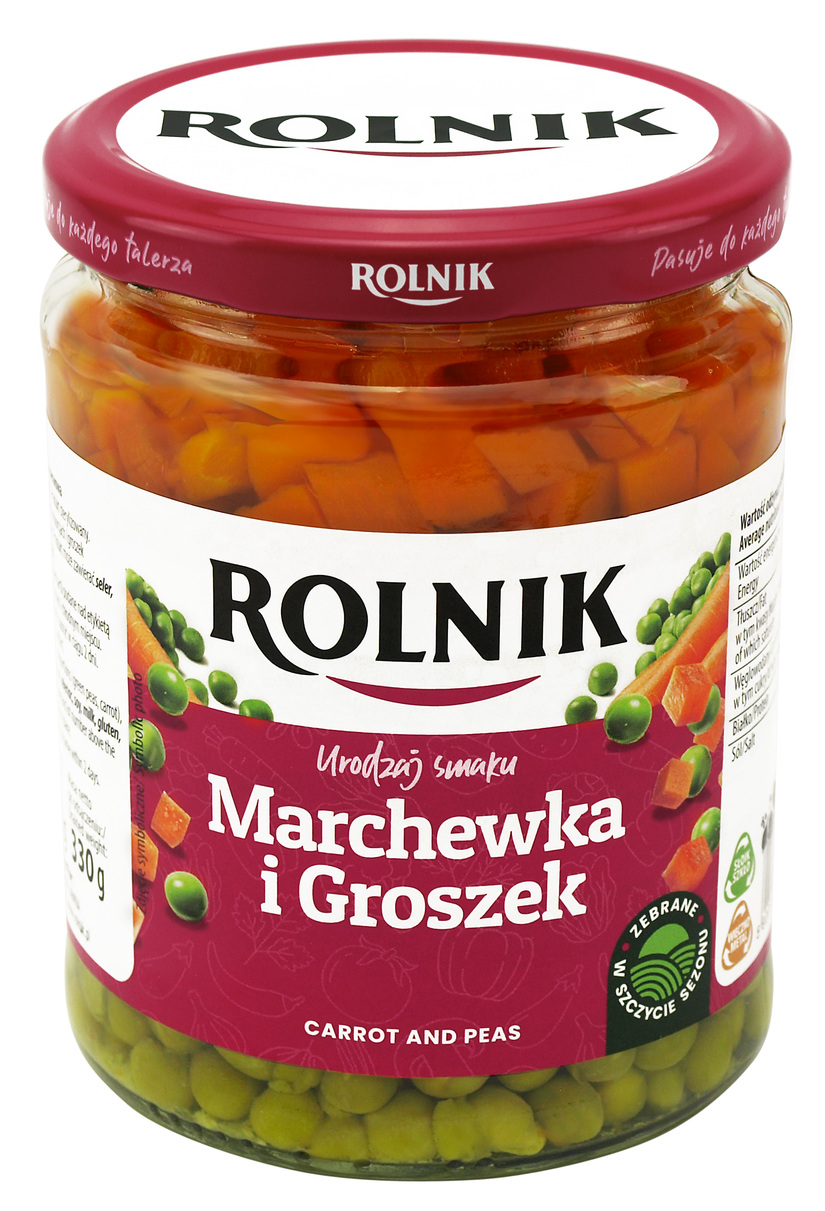 Marchew I Groszek 540 Ml Rolnik