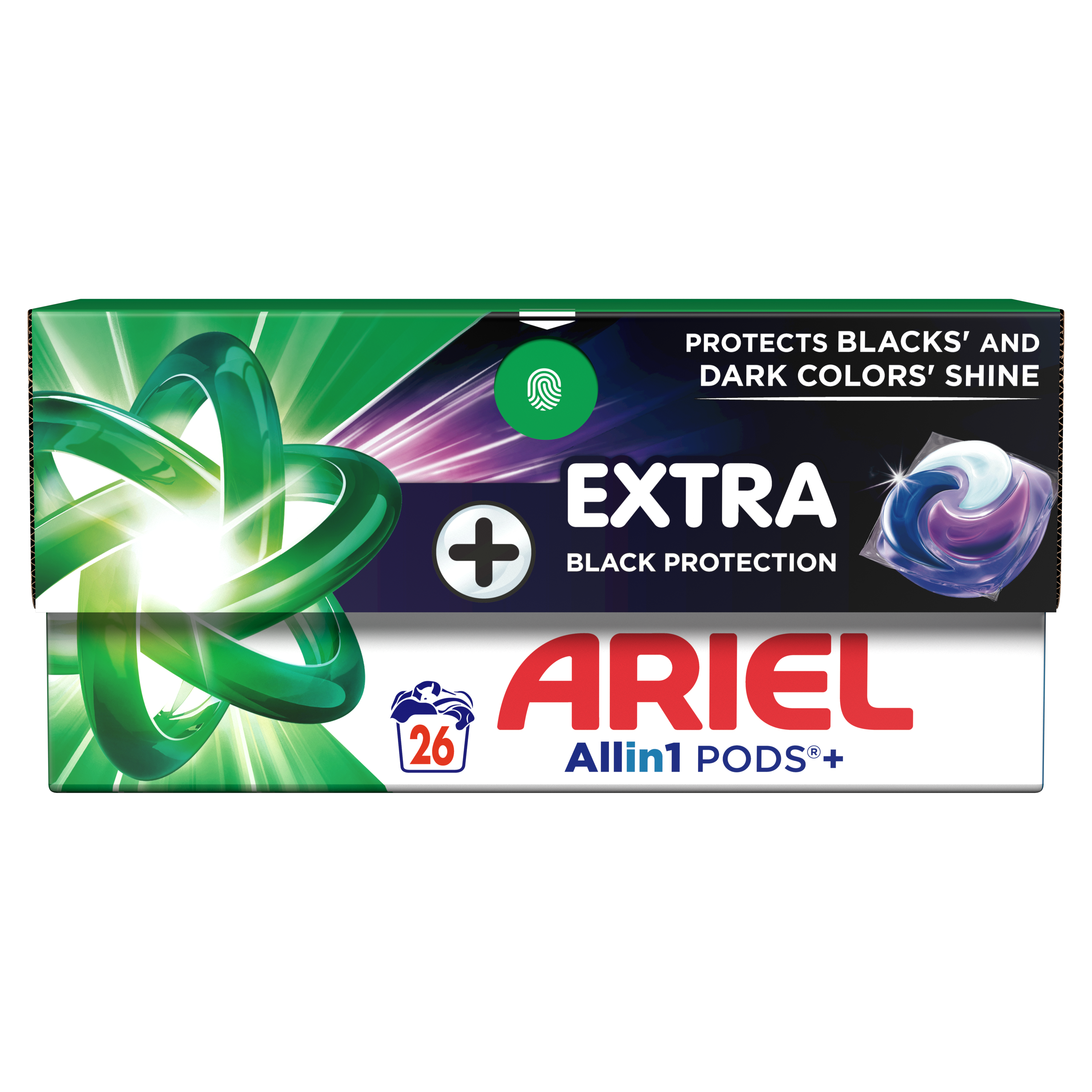 Ariel Allin1 Pods Extra Black Protection Kapsułki Do Prania, 26 Prań, (26X20,1G)