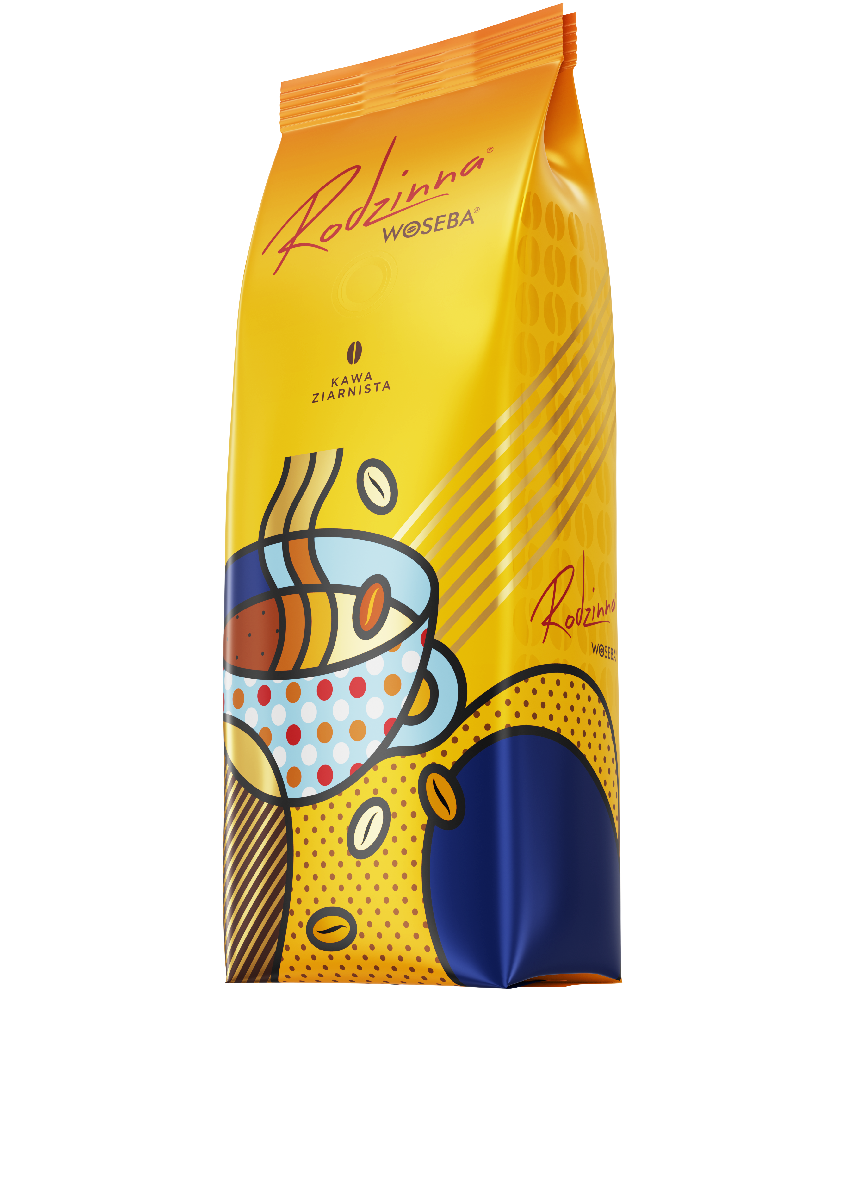 Woseba Rodzinna Kawa Palona Ziarnista 500 G