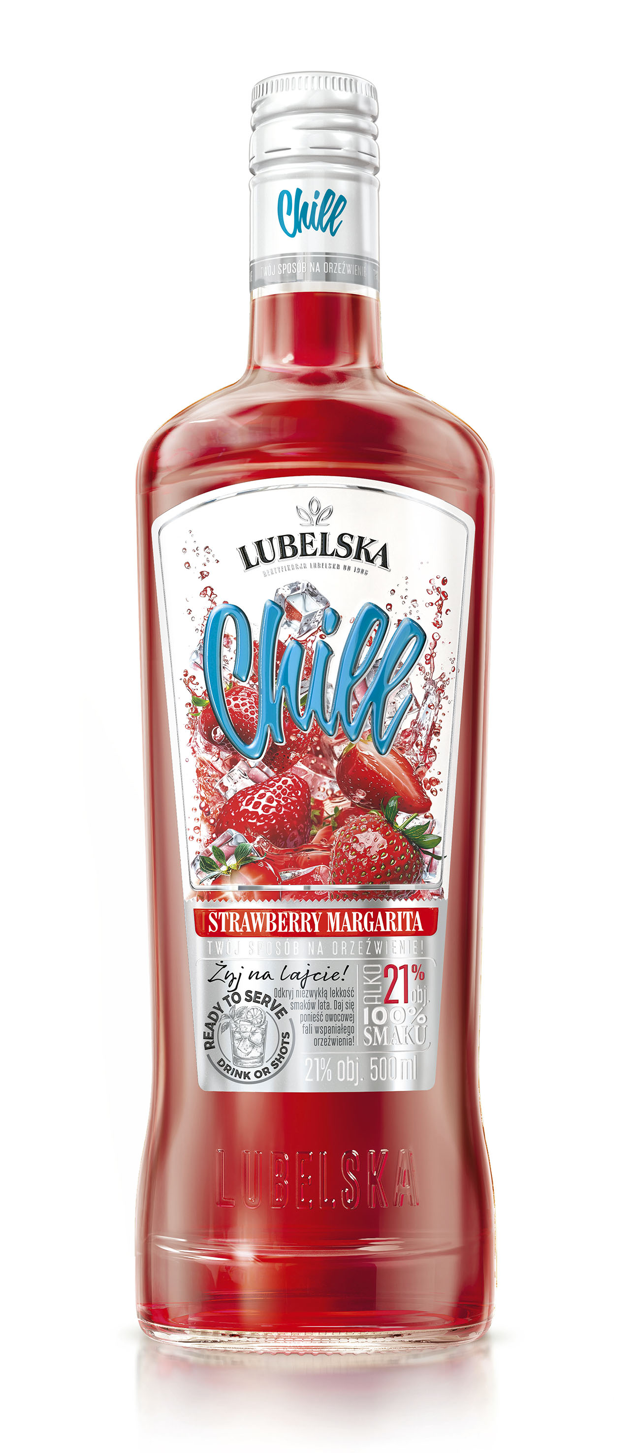 Lubelska Chill Strawberry Margarita 21% 500Ml