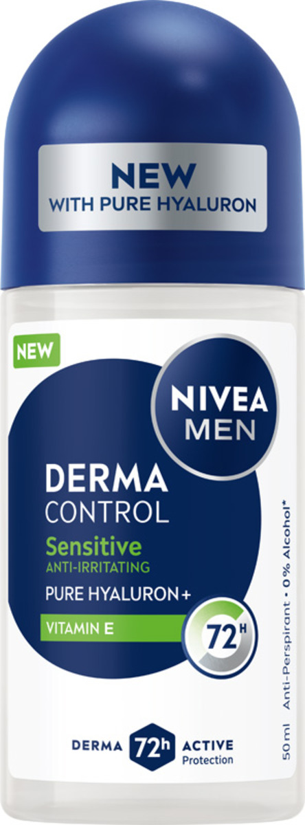 Nivea Men Derma Control Sensitive Antyperspirant Roll-On 50 Ml
