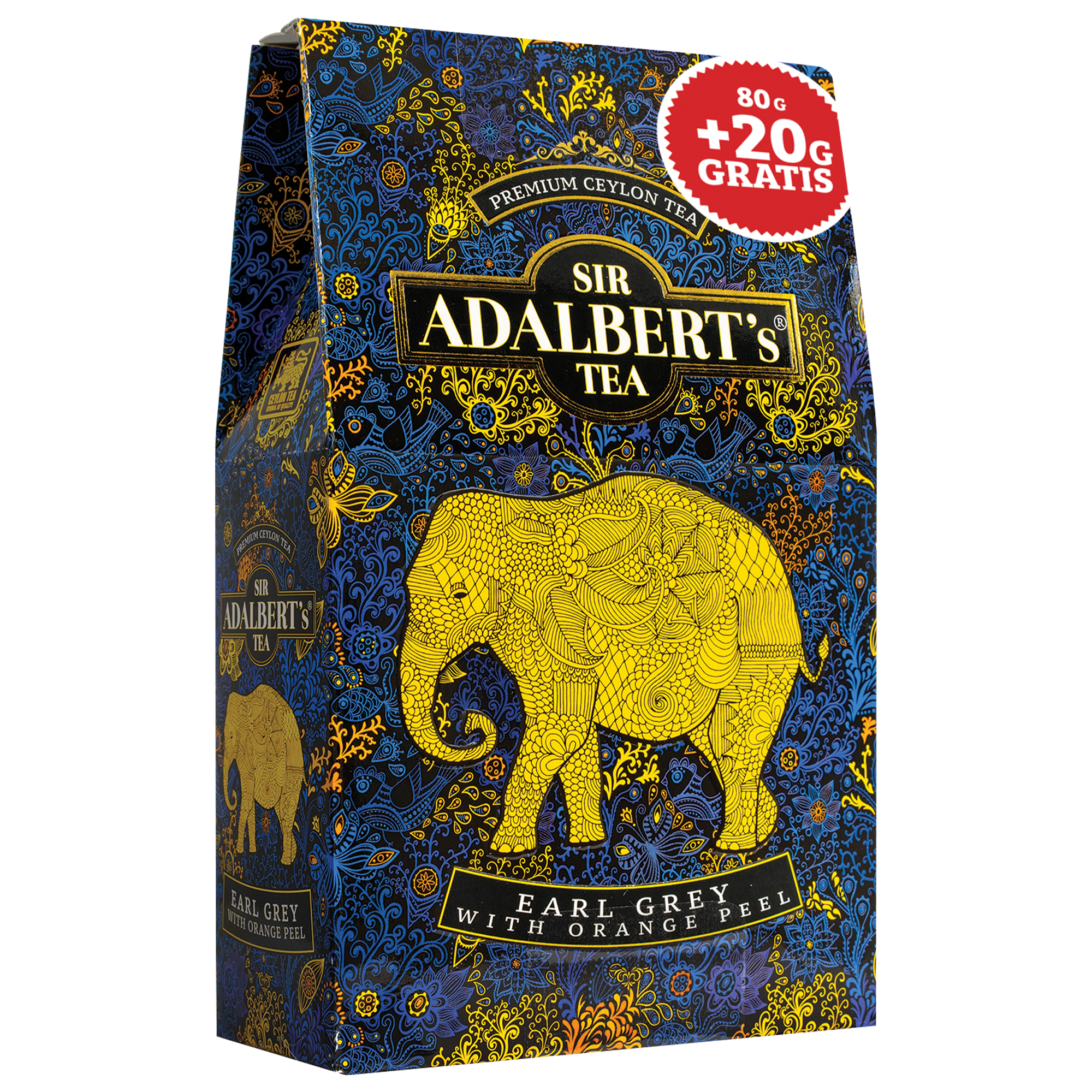 Adalbert'S Herbata Czarna Orange Peel 80G + 20G