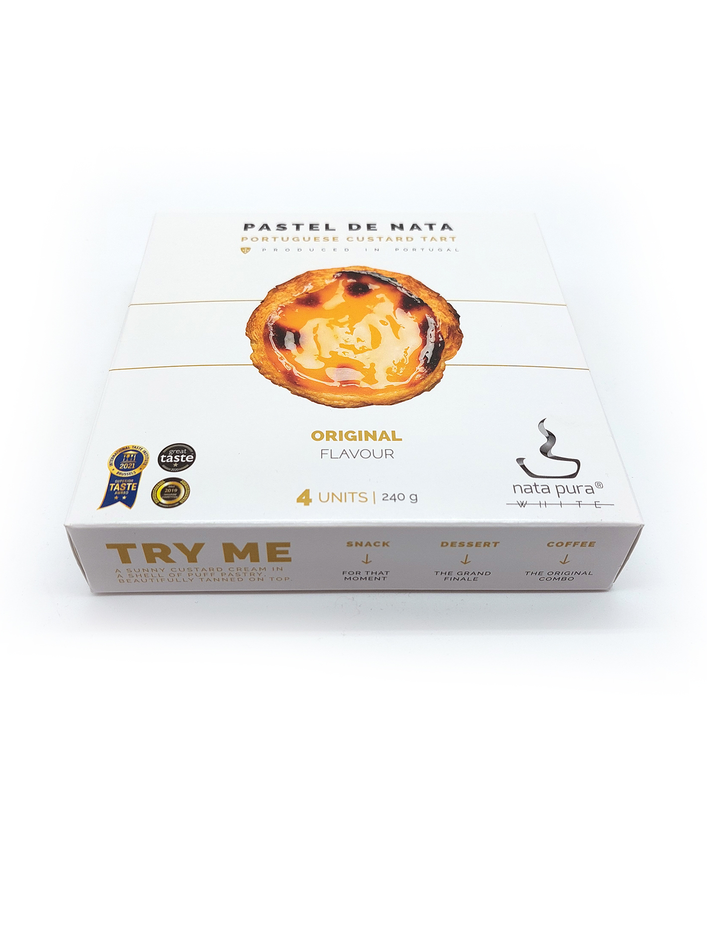 Nata Pura Pastel De Nata White - Original 60 G X 4 Szt