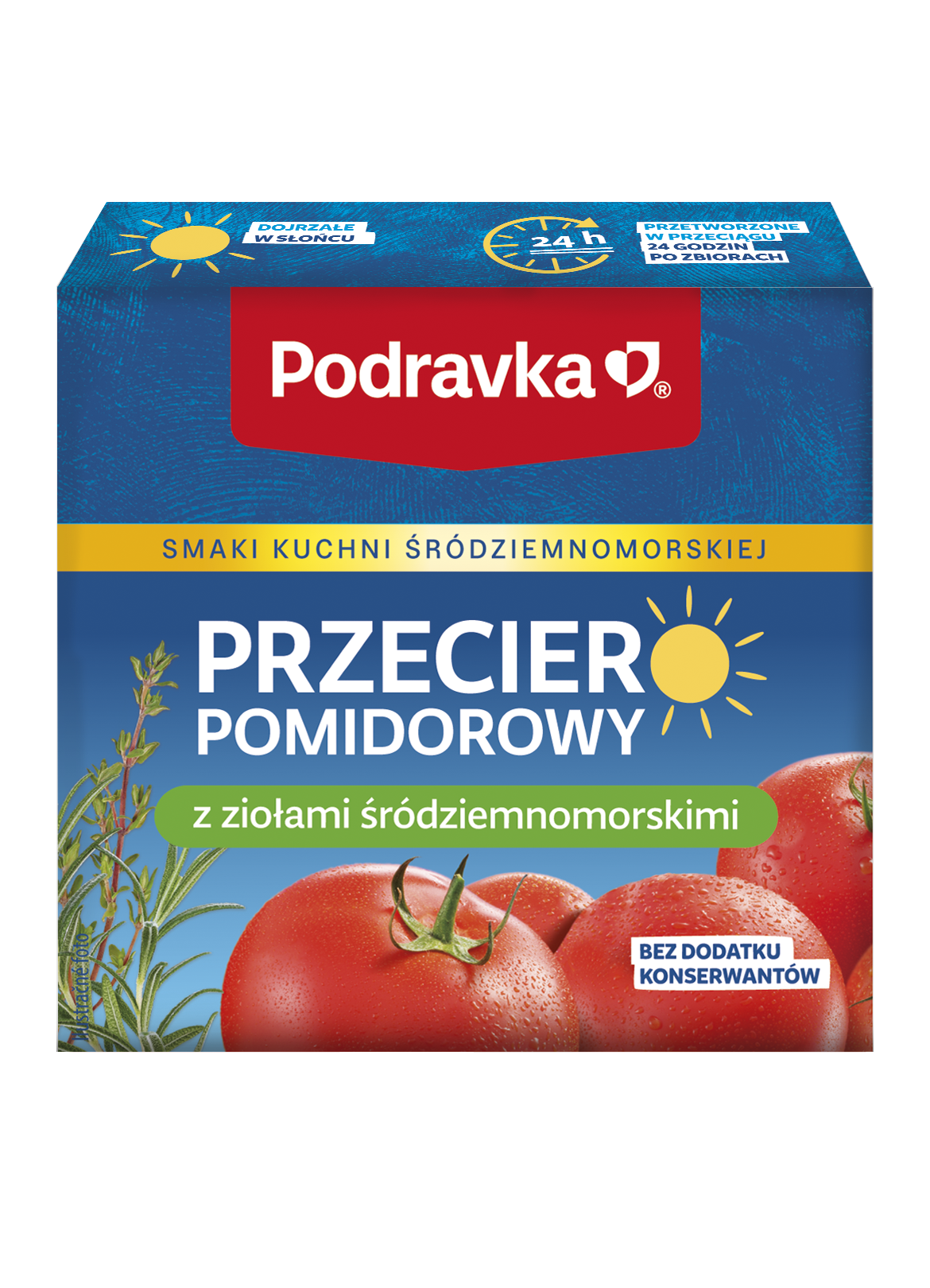 Podravka Przecier Pomidorowy Z Ziołami Śródziemnomorskimi 500G