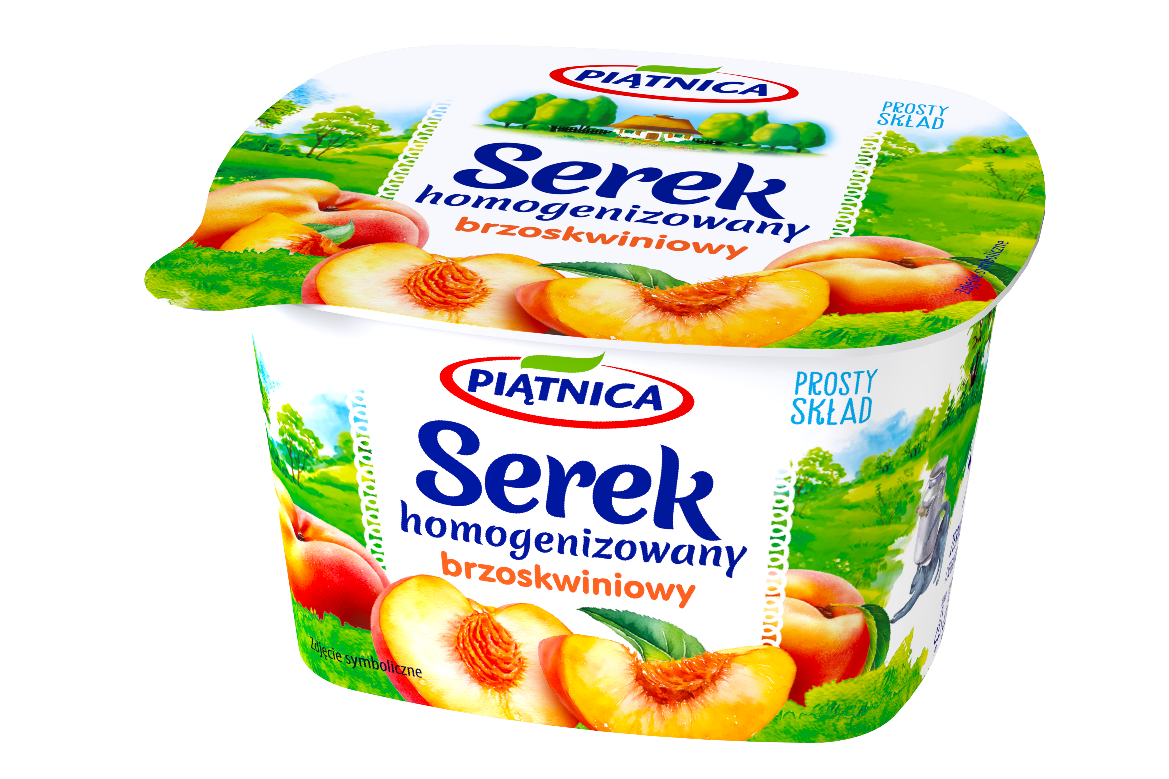 Piątnica Serek Homogenizowany Brzoskwiniowy 150 G