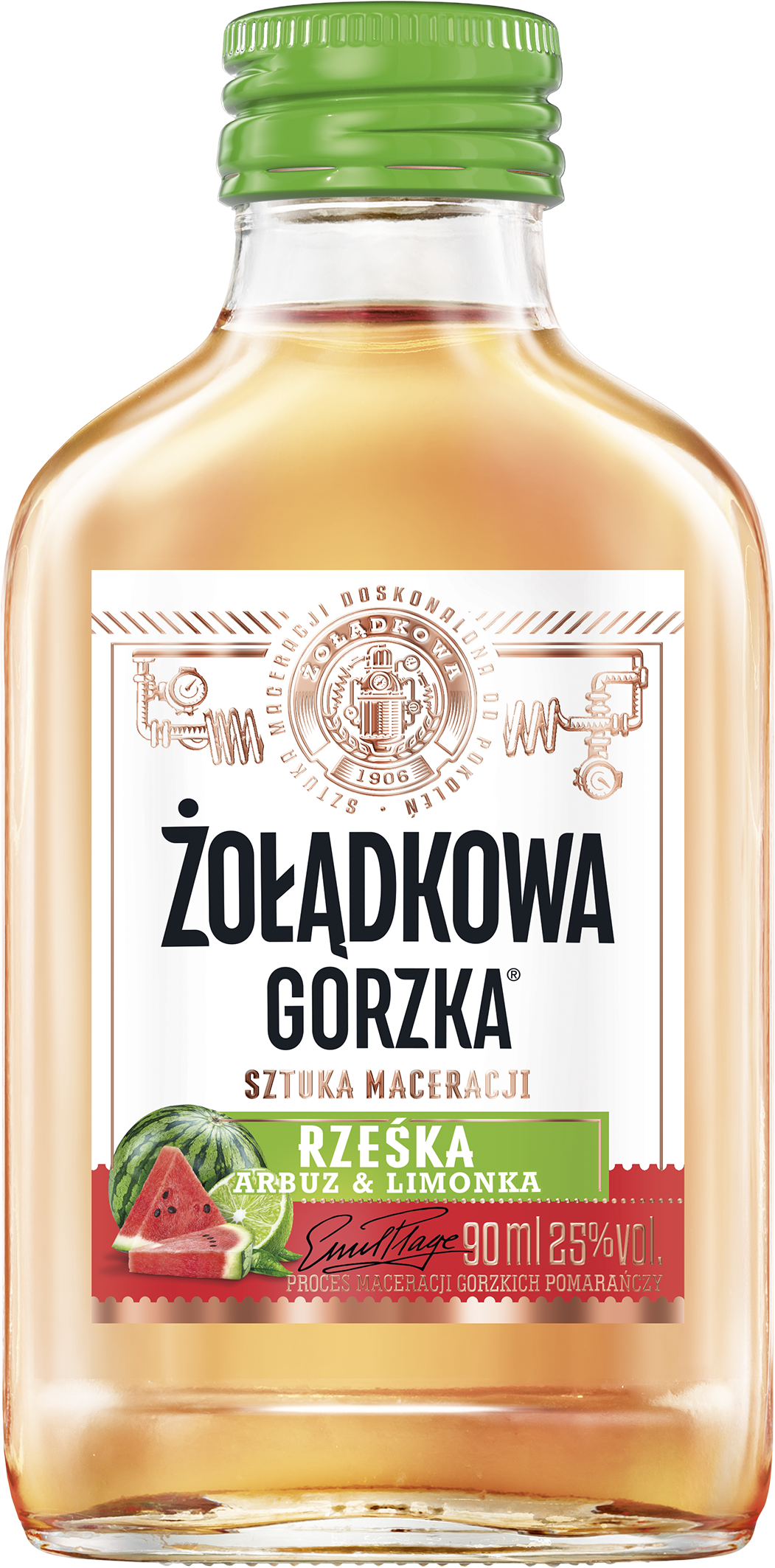 Żołądkowa Gorzka Arbuz & Limonka 25% 90Ml