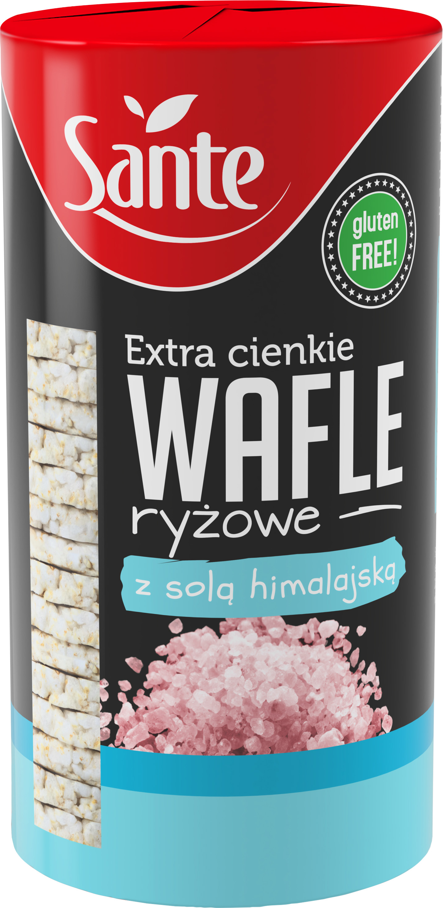Santeextra Cienkie Wafle Ryżowe Z Solą Himalajską 110G (12Szt)