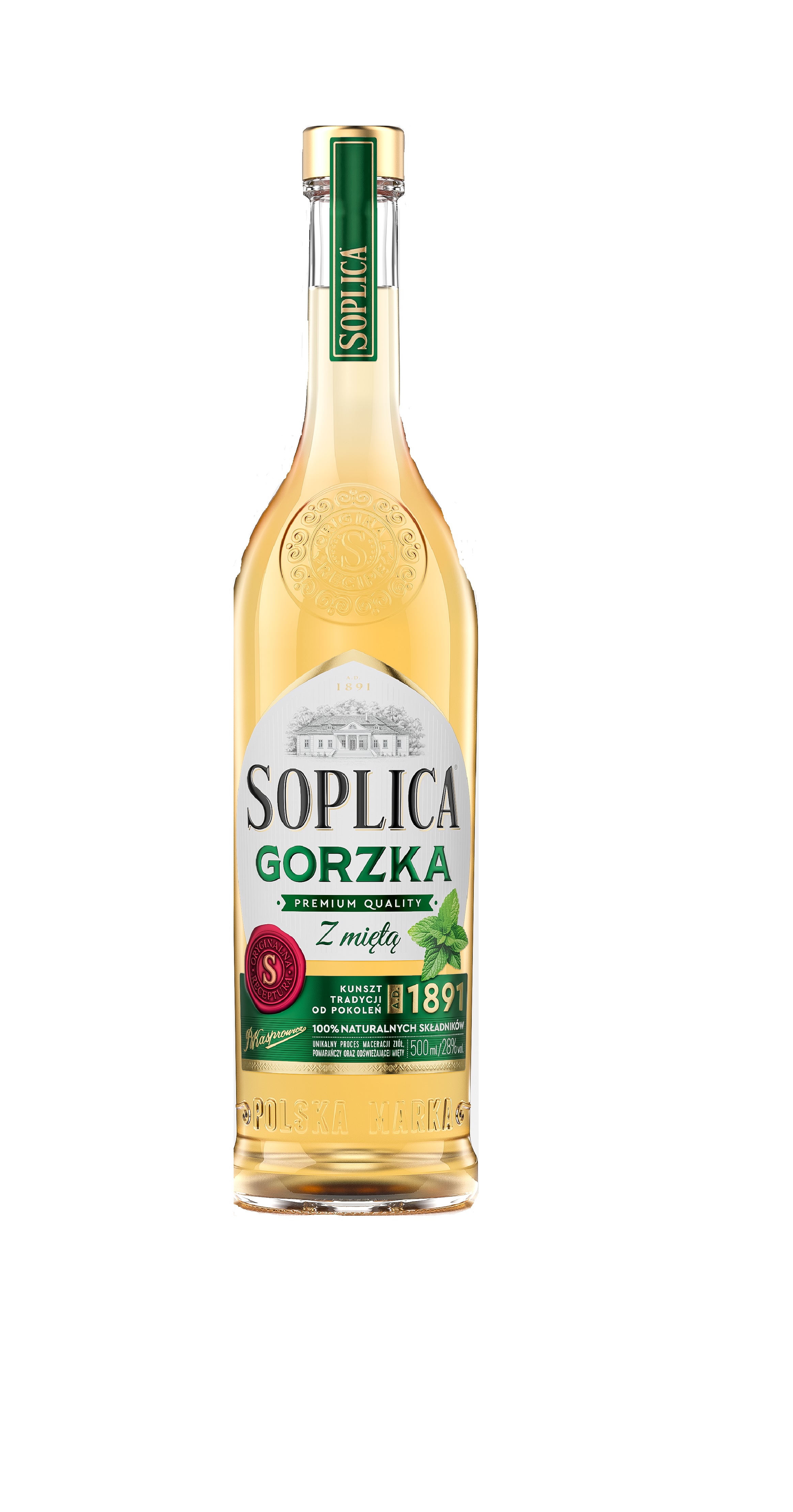 Soplica Gorzka Z Miętą 28% 500 Ml