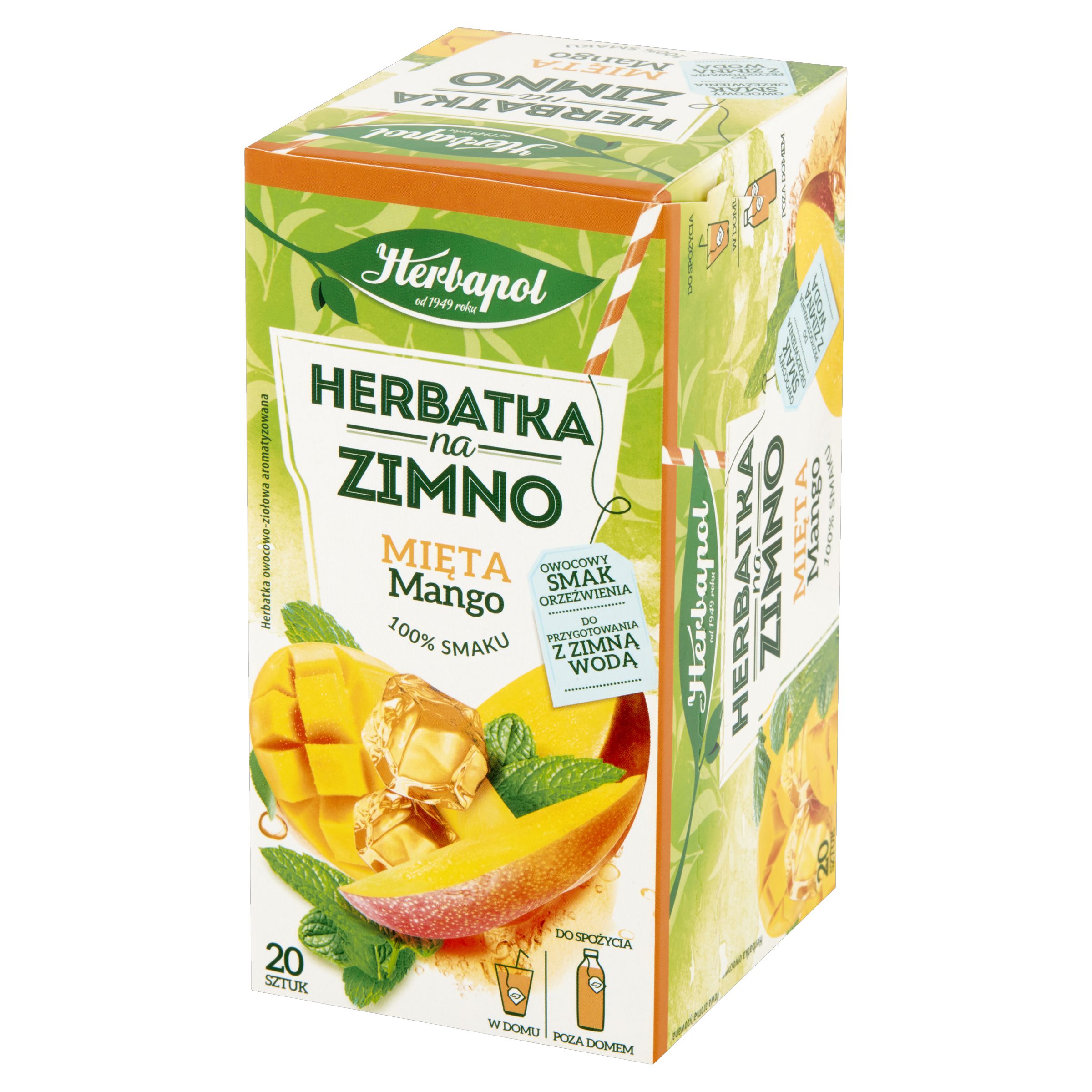 Herbatka Na Zimno - Mięta Mango (20Tb. X 1,8G) 36G