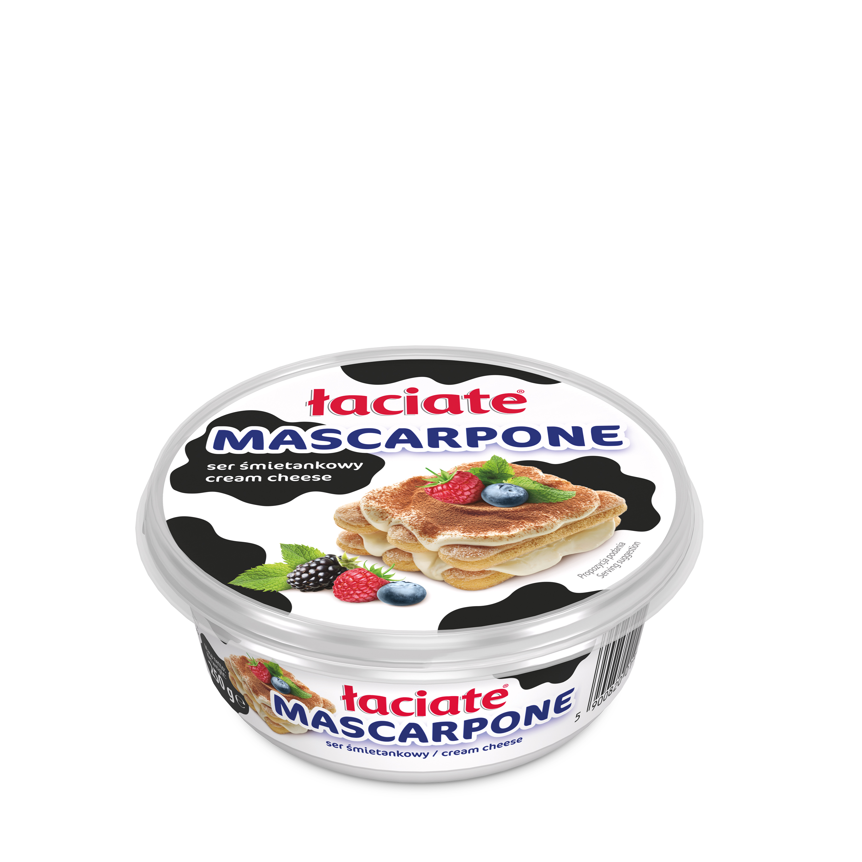 Ser Śmietankowy Łaciate Mascarpone Kubek 250G Mlekpol