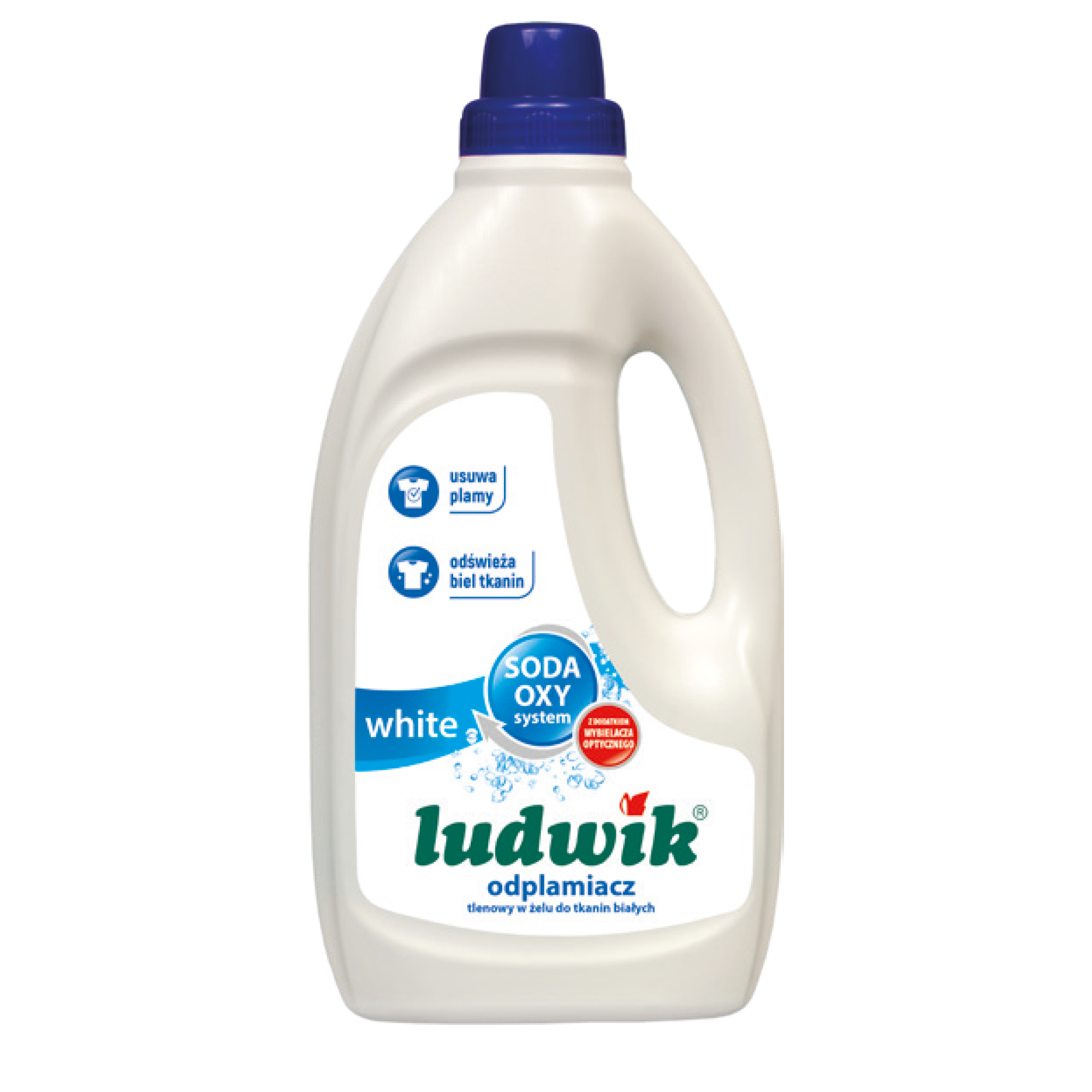 Ludwik White Odplamiacz Tlenowy W Żelu Do Tkanin Białych 1L