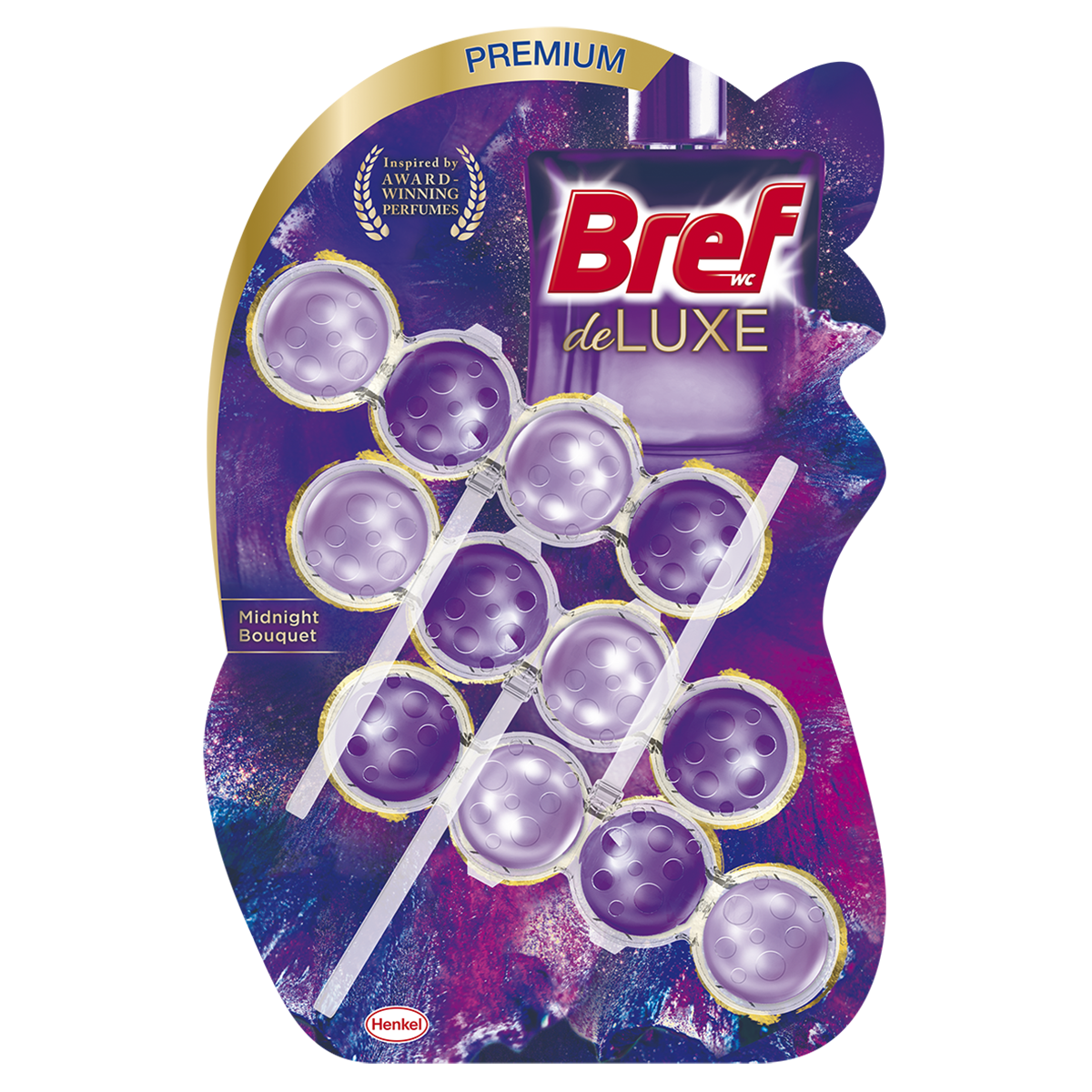 Bref De Luxe Zawieszka Do Wc Midnight Bouquet 3X50G
