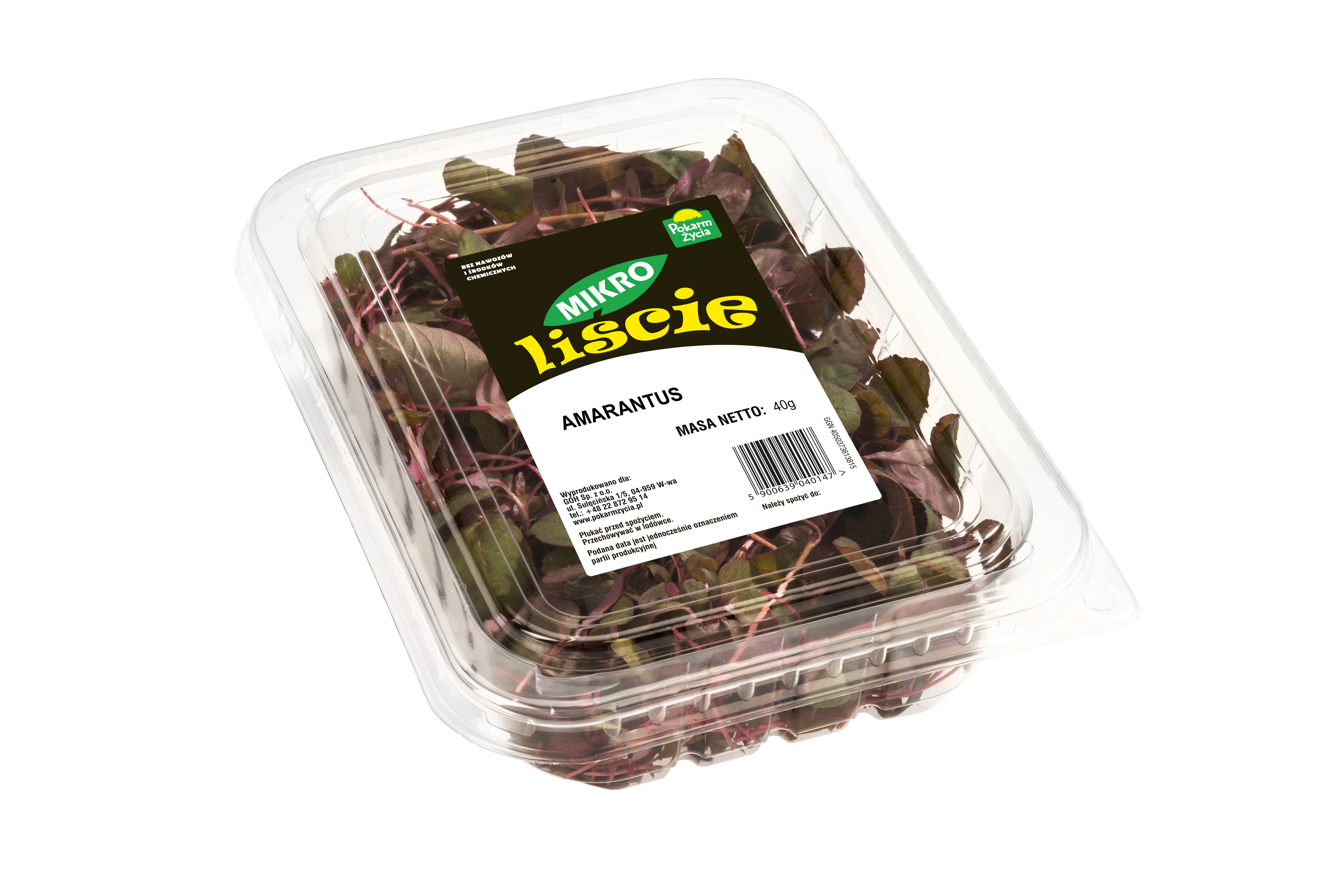Mikroliście Amarantusa Polska 40G Pokarm Życia