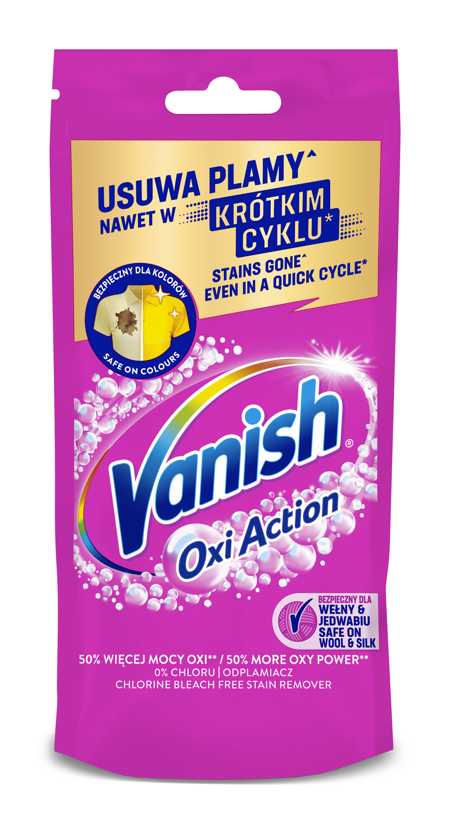 Vanish Oxi Action Pink Odplamiacz W Żelu 100Ml