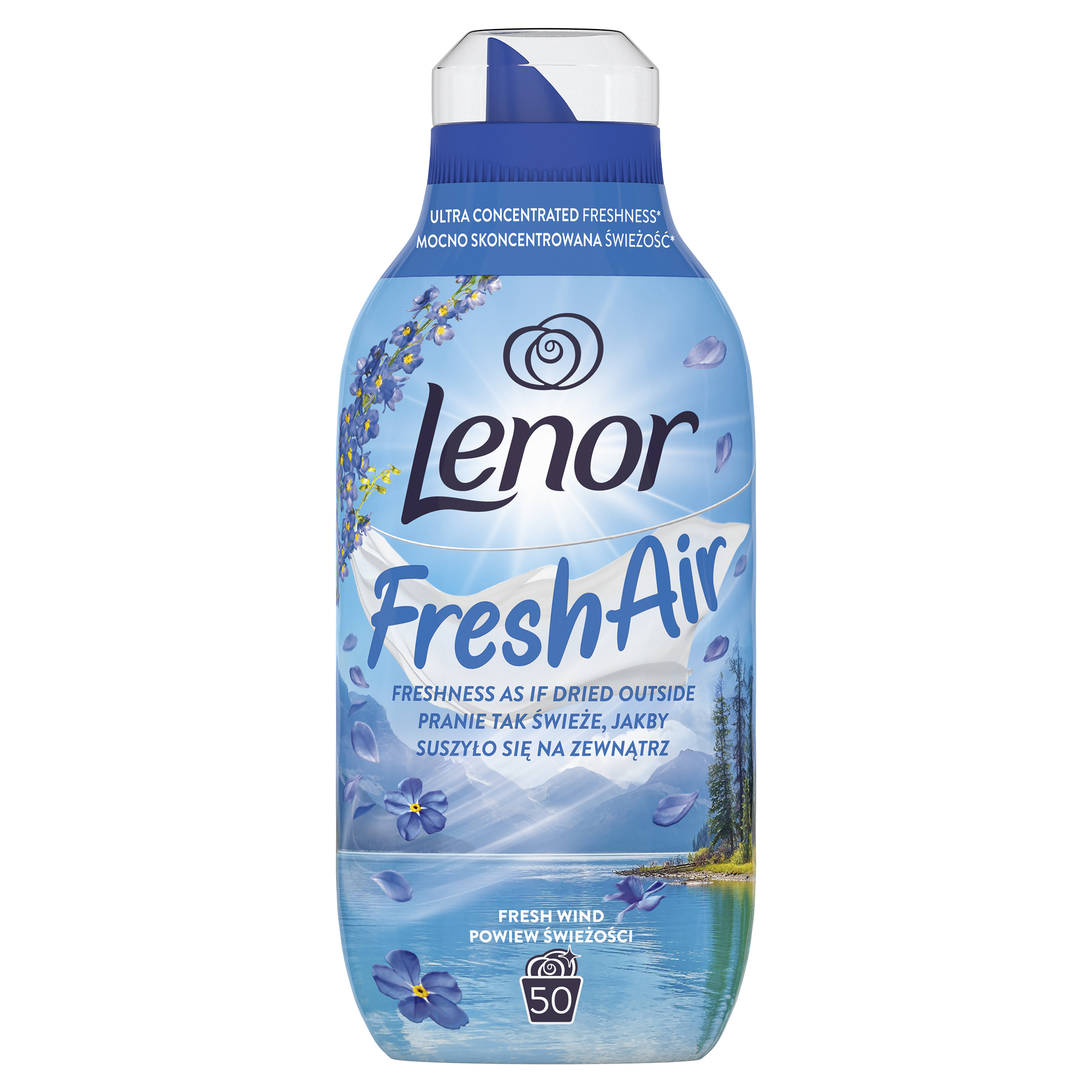 Lenor Fresh Air Płyn Do Płukania Tkanin 50 Prania, Fresh Wind
