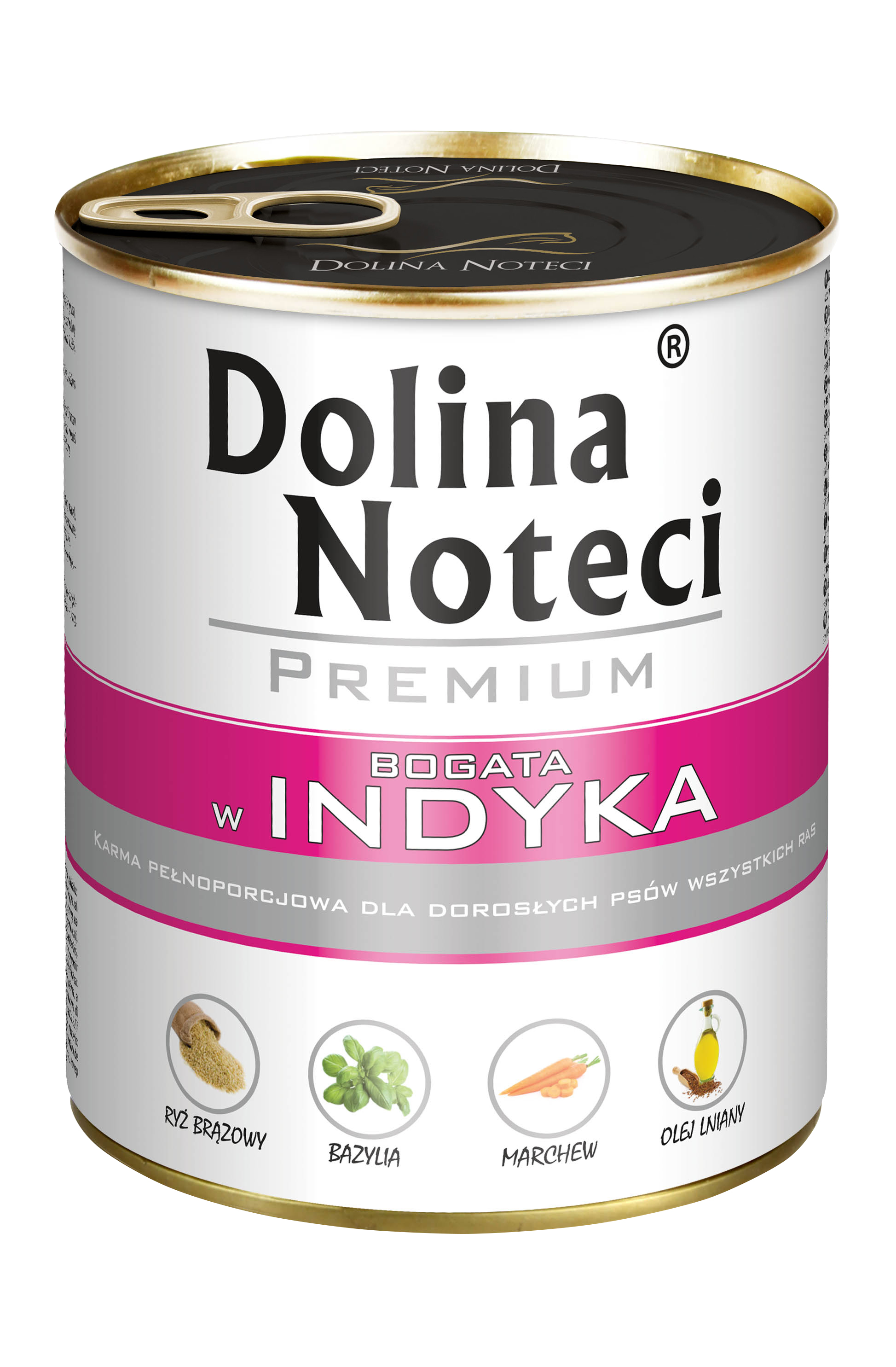 Dolina Noteci Premium Mokra Karma Dla Psów Indyk Puszka 800 G