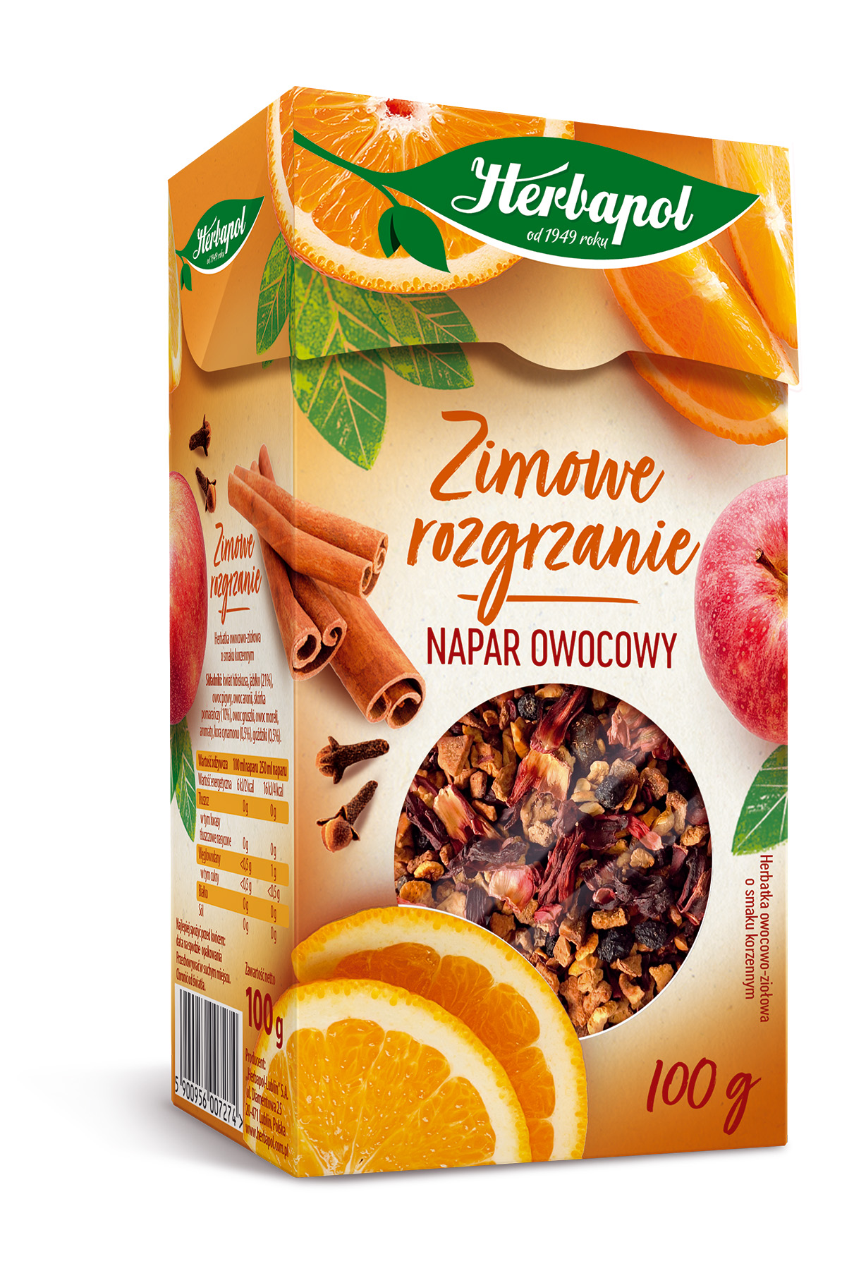 Napar Owocowy Zimowe Rozgrzanie 100G - Herbapol Lublin