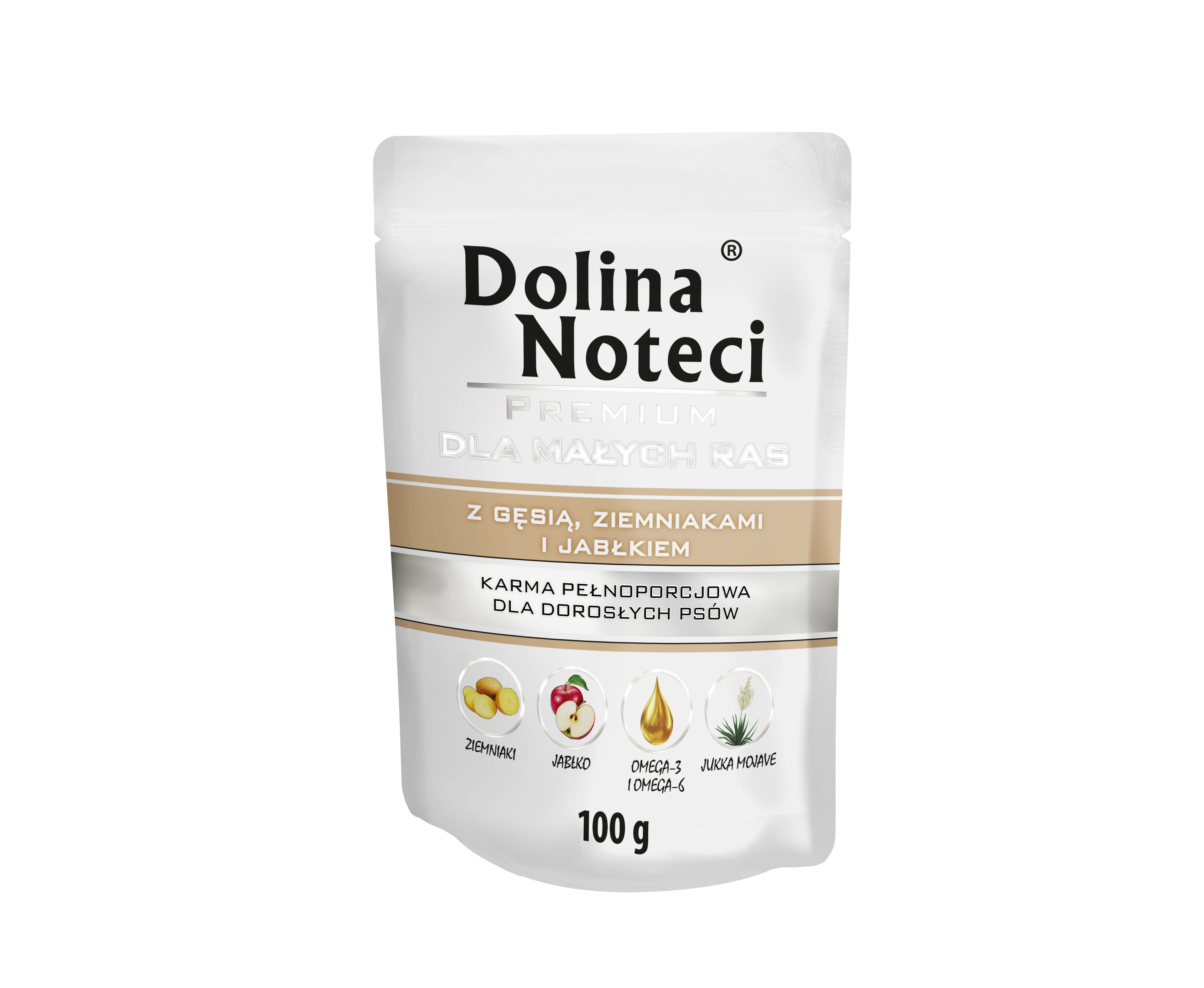 Dolina Noteci Premium Mokra Karma Dla Psów Małych Ras Z Gęsiną Saszetka 100 G