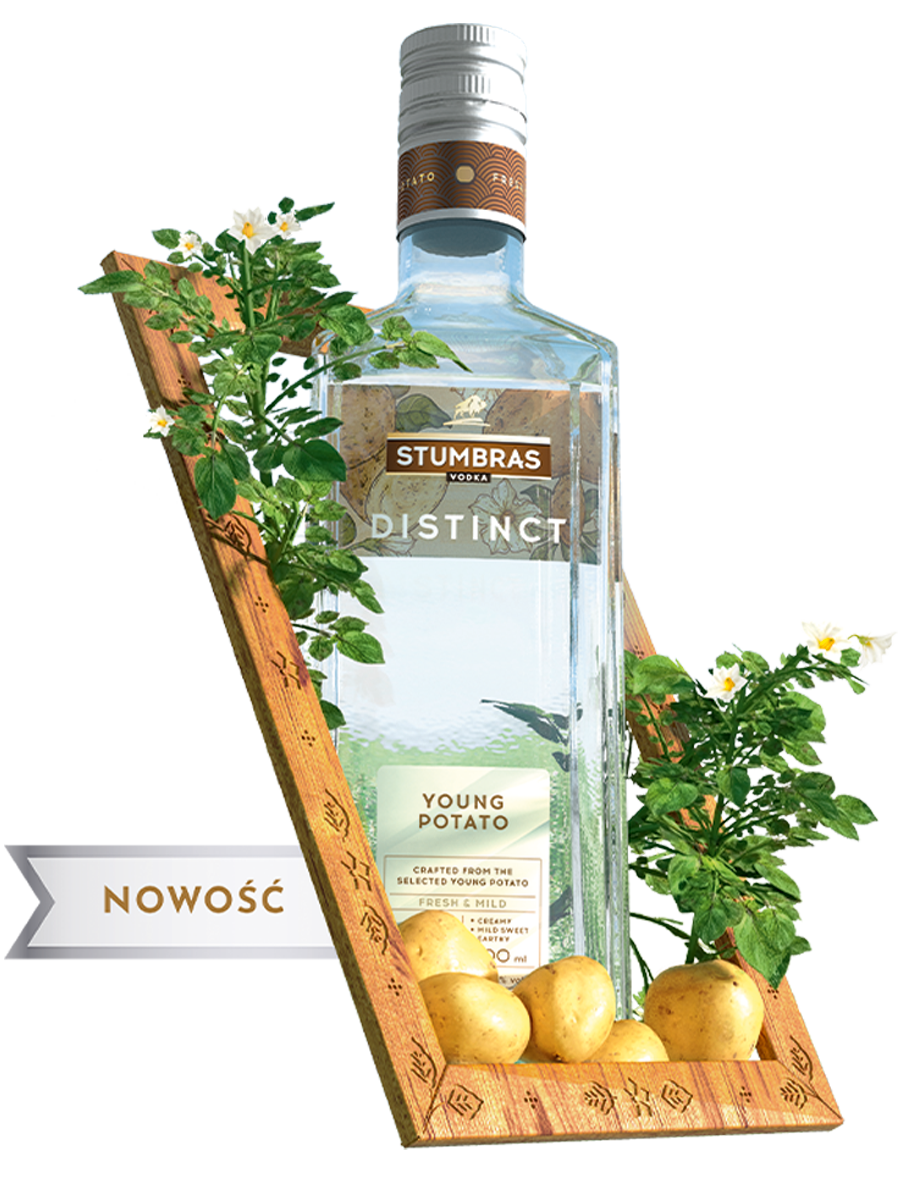 Stumbras Young Potato 40% 0,5L