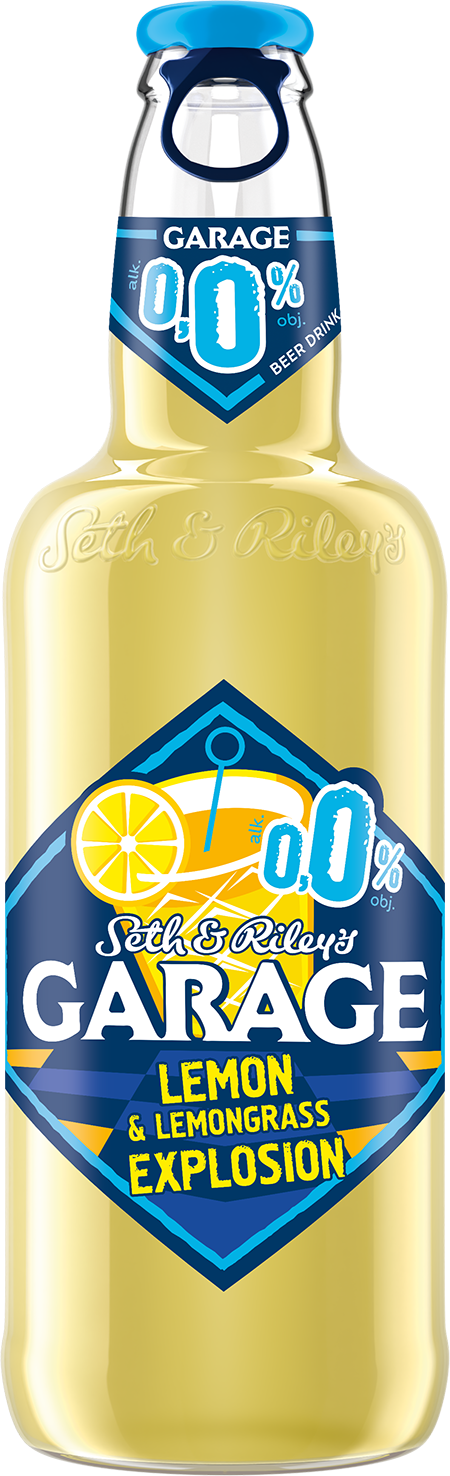 Garage Lemon&Lemongrass Explosion 0% 400 Ml Butelka Bezzwrotna