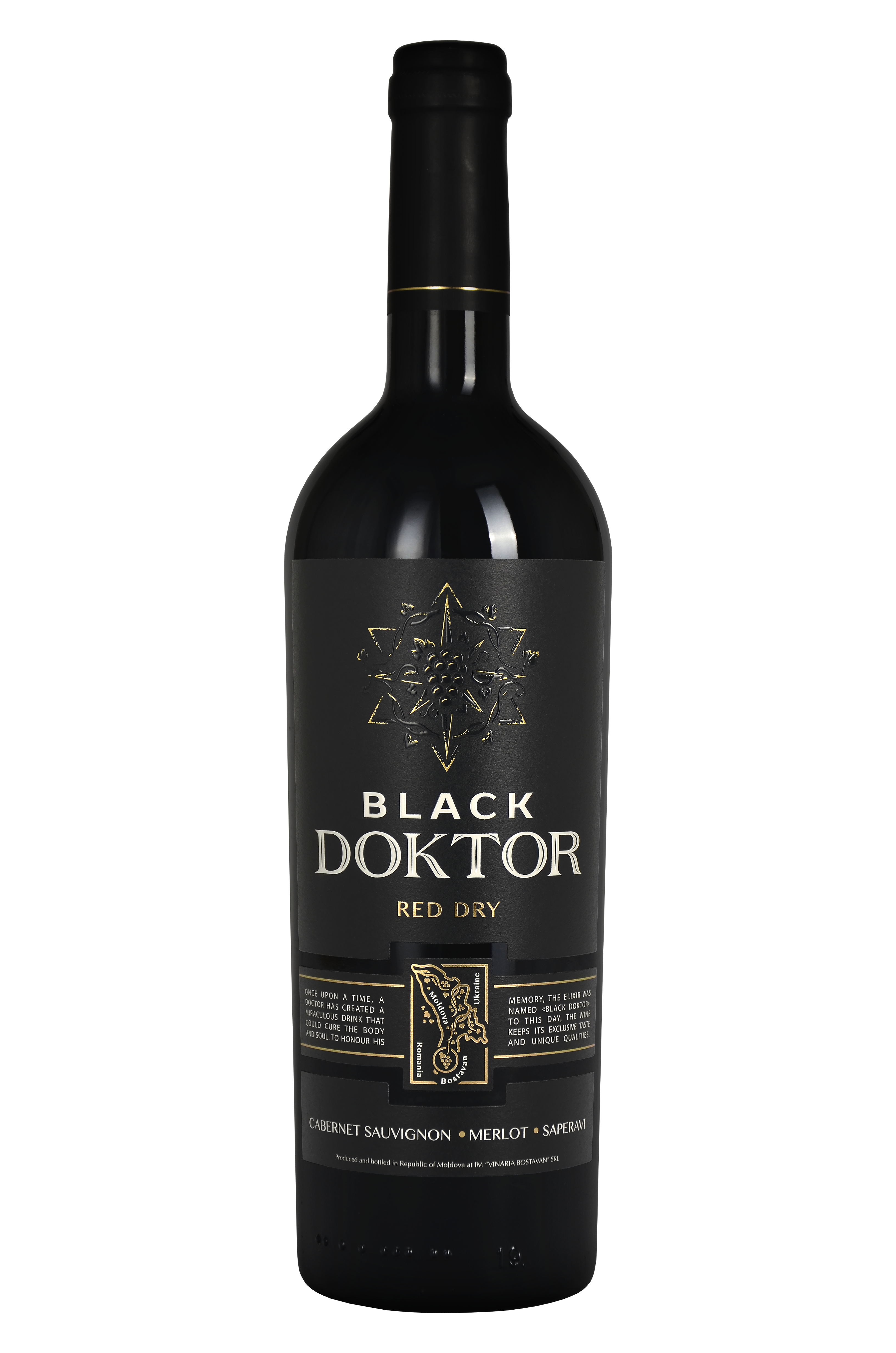 Black Doktor Bostavan Czerwone Wytrawne 750 Ml