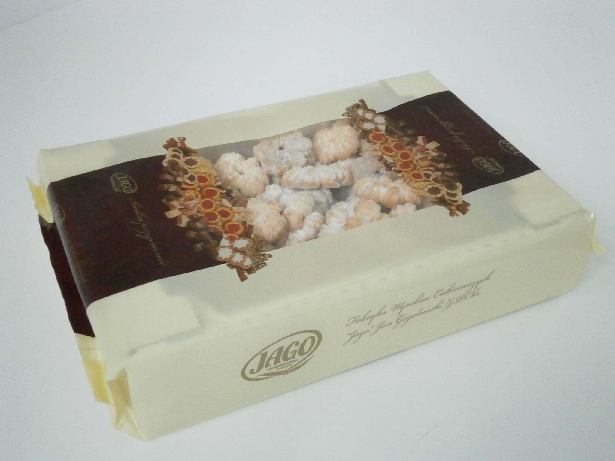 Jago Rozetki Pudrowe Ciastka Kruche Posypane Cukrem Pudrem 0,9 Kg