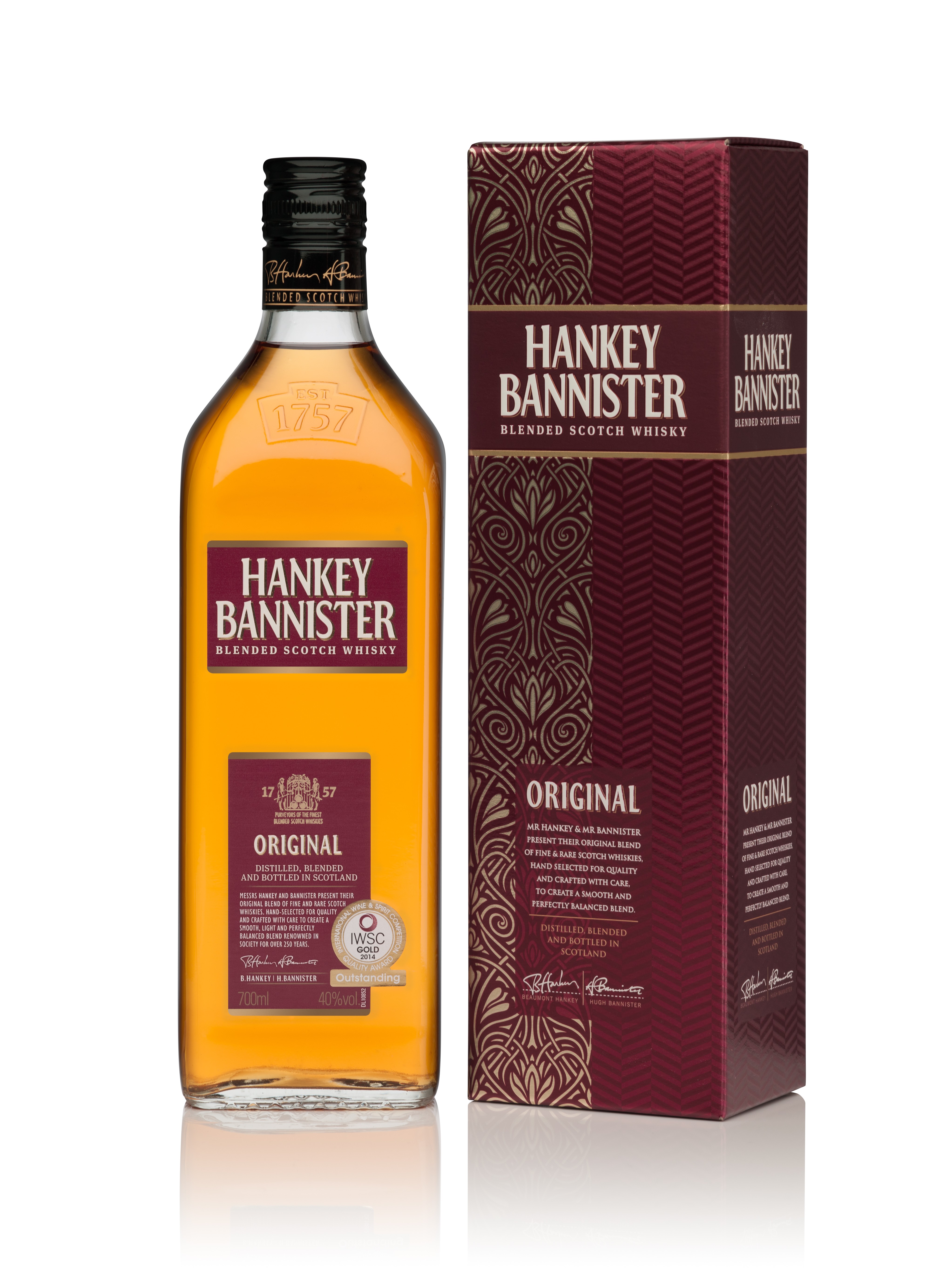 Whisky Hankey Bannister 40% 700 Ml