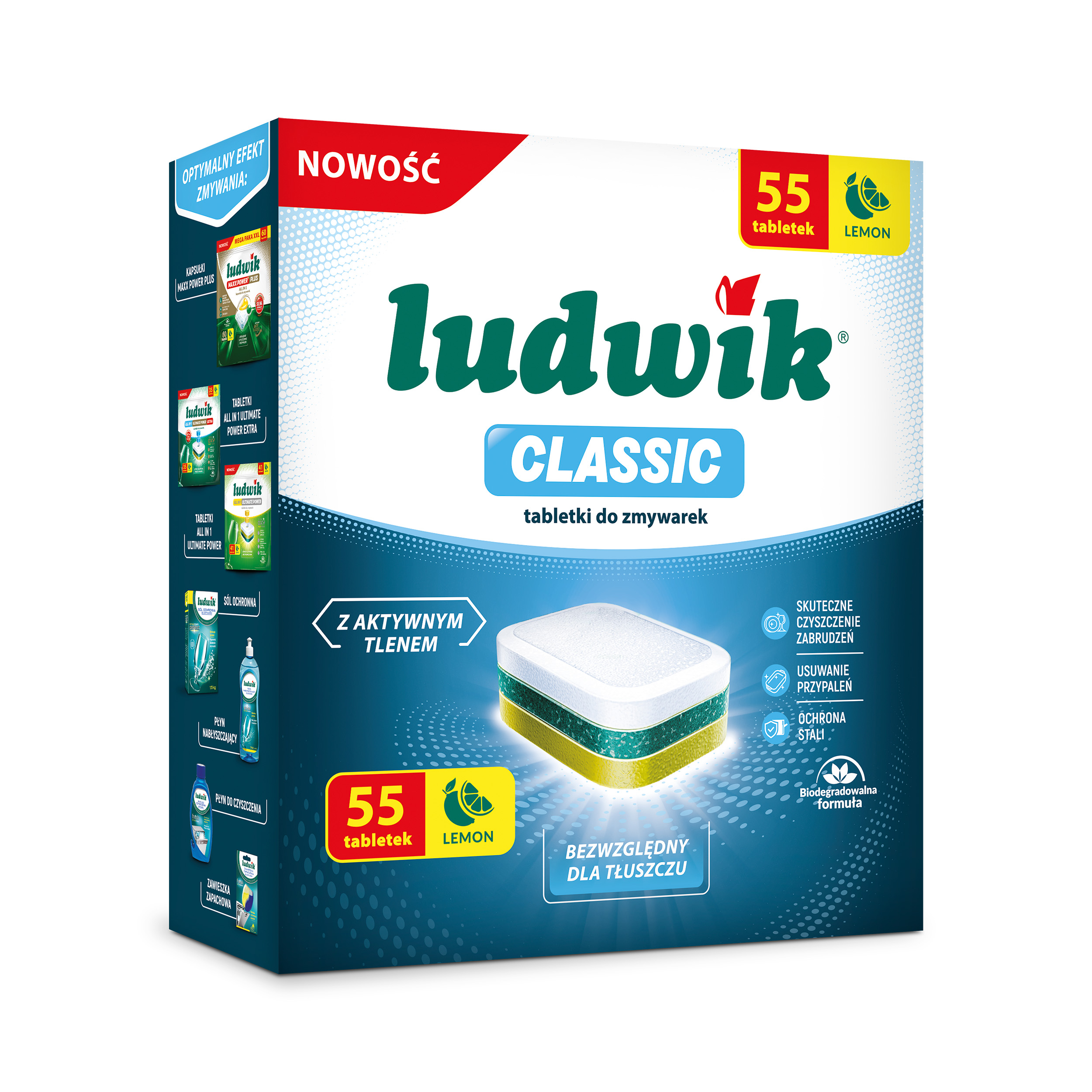 Ludwik Tabletki Do Zmywarek Classic 55 Szt.