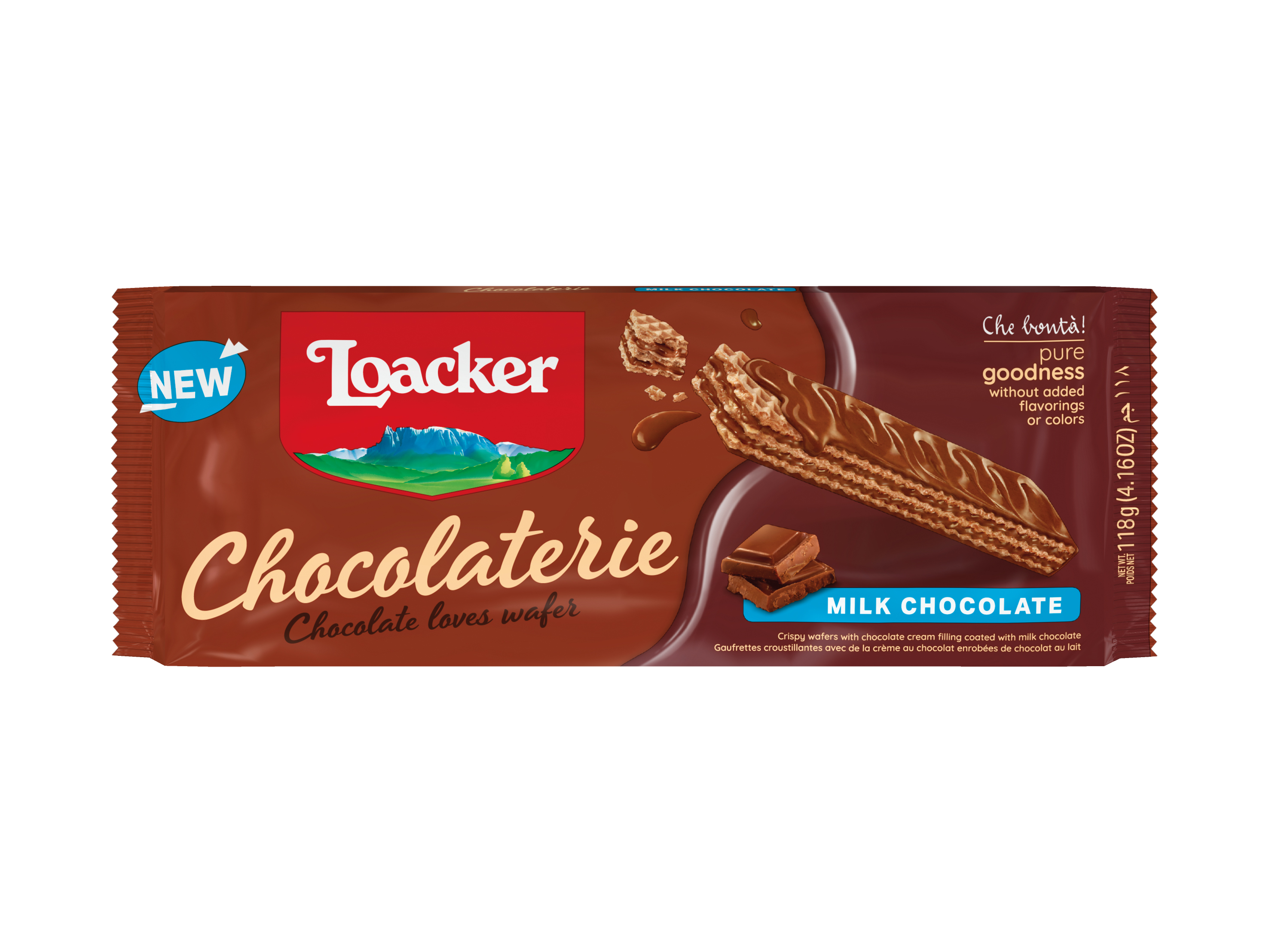 Loacker Chocolaterie Mleczna Czekolada 118 G
