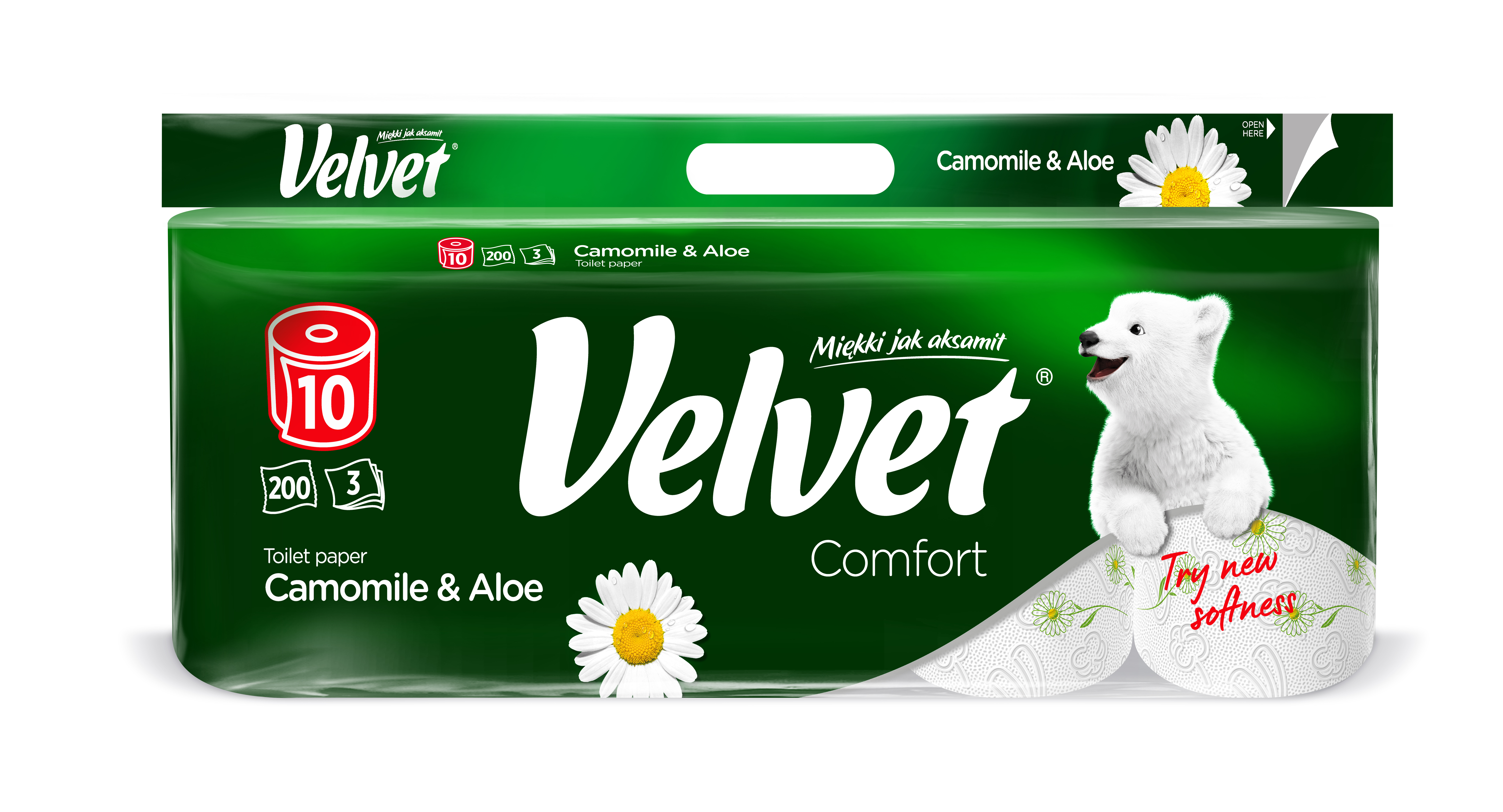 Papier Toaletowy Velvet Camomile A'10