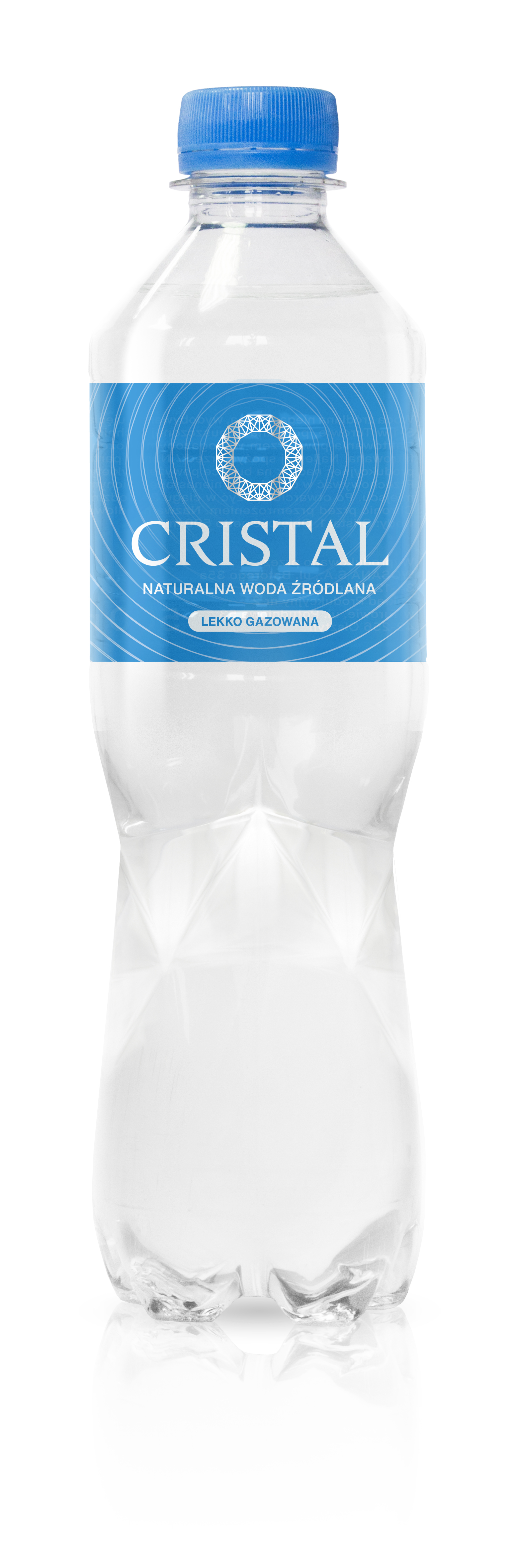 Cristal Naturalna Woda Źródlana Lekko Gazowana 500 Ml