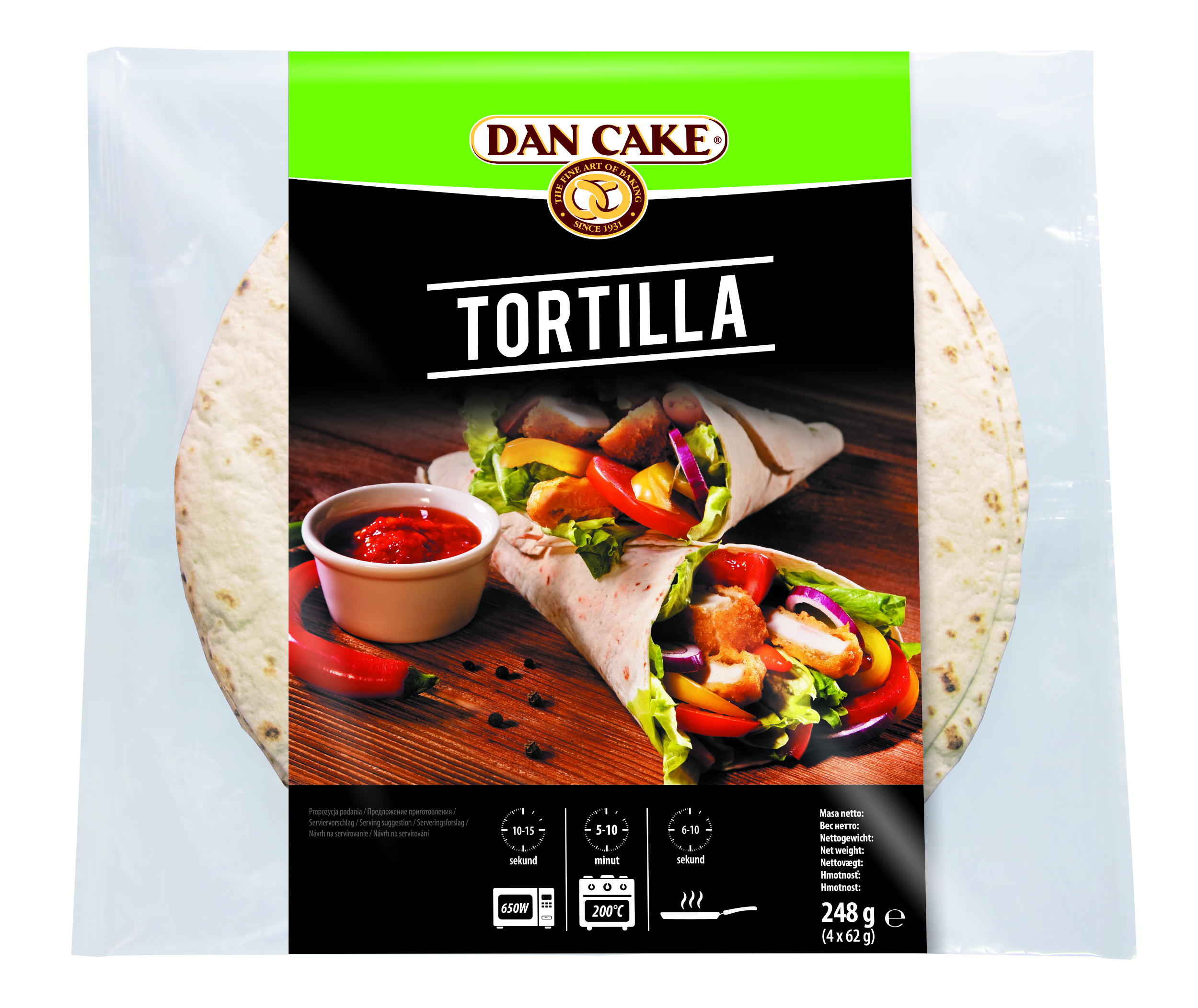 Dan Caketortilla Wraps 248G
