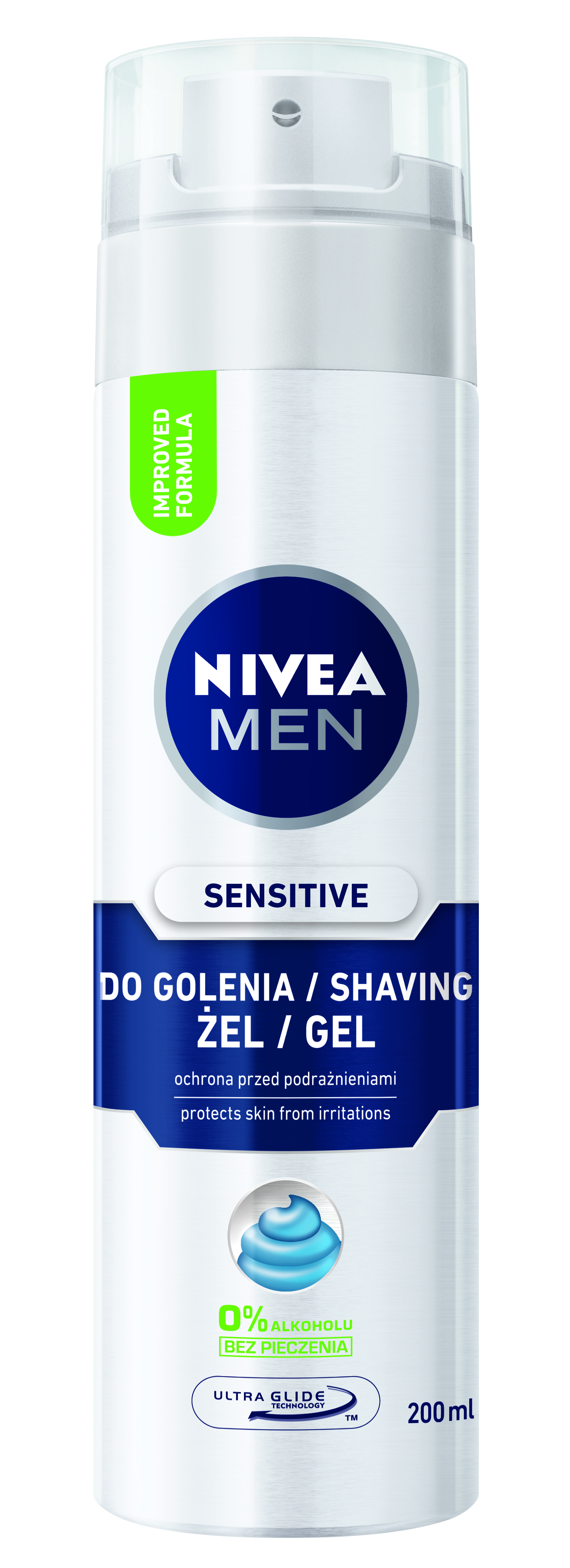 Nivea Łagodzący Żel Do Golenia Sensitive 200 Ml