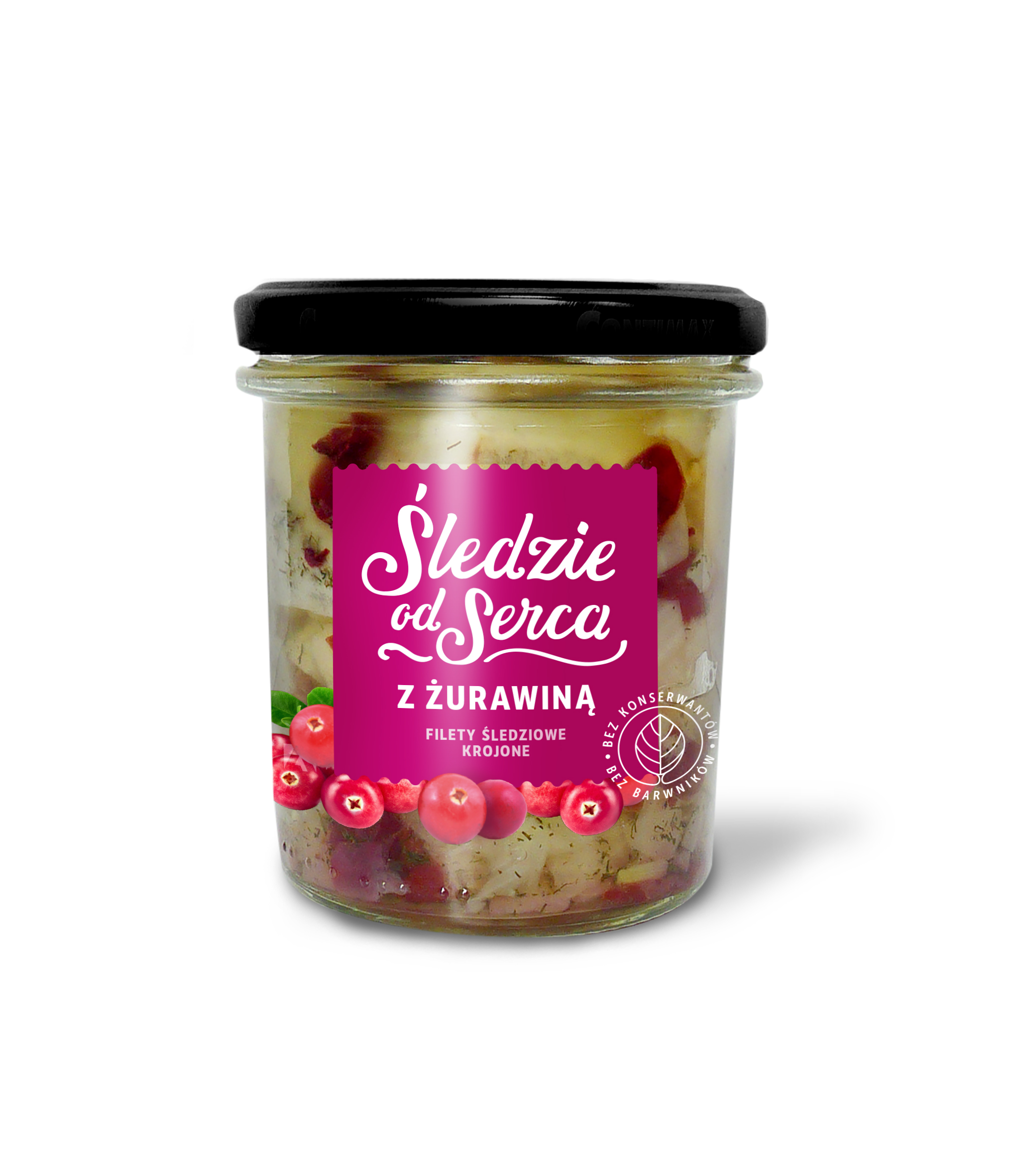 Śledzie Od Serca Z Żurawiną 300G Contimax
