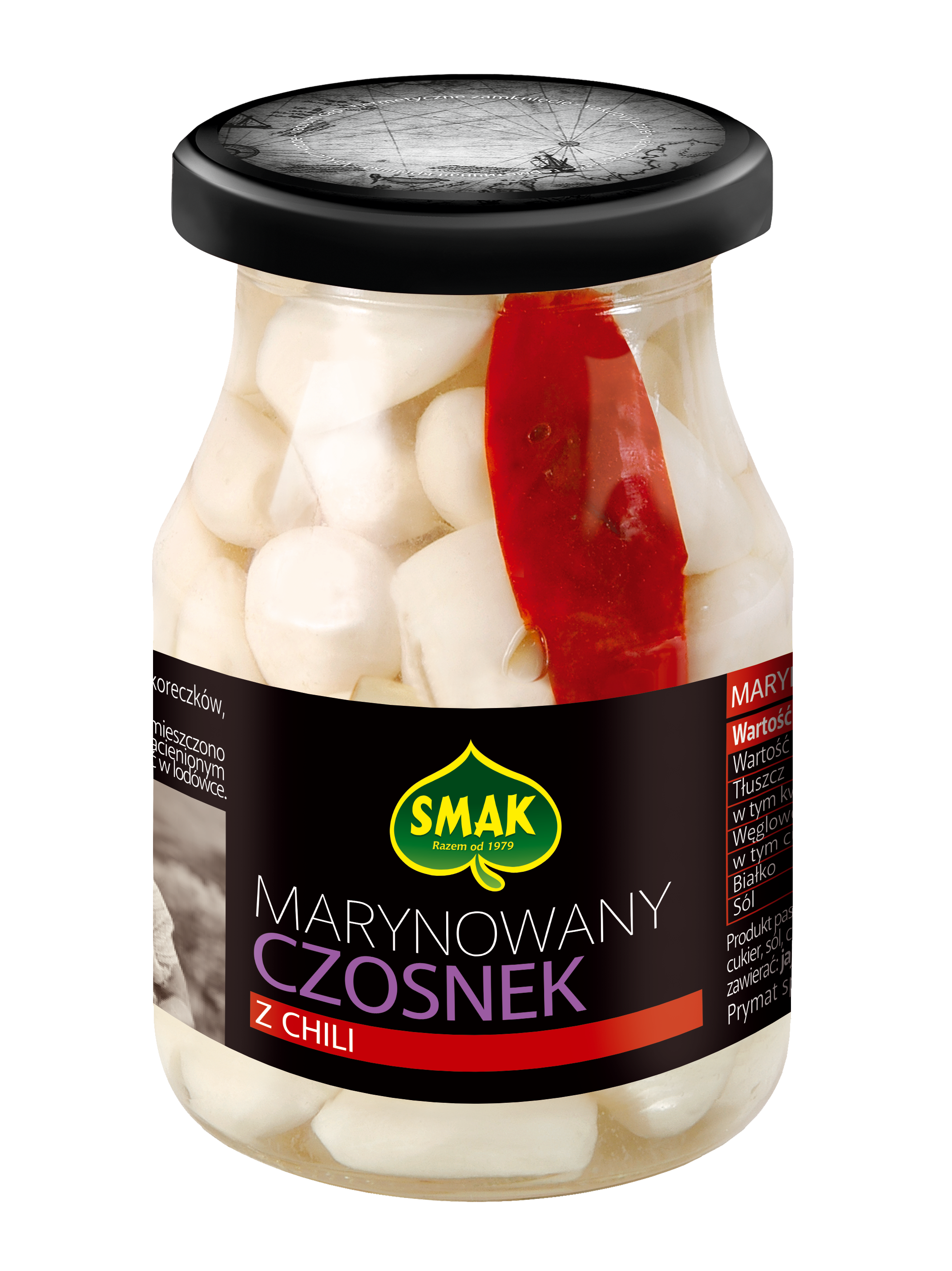 Marynowany Czosnek Z Chili 190G Smak